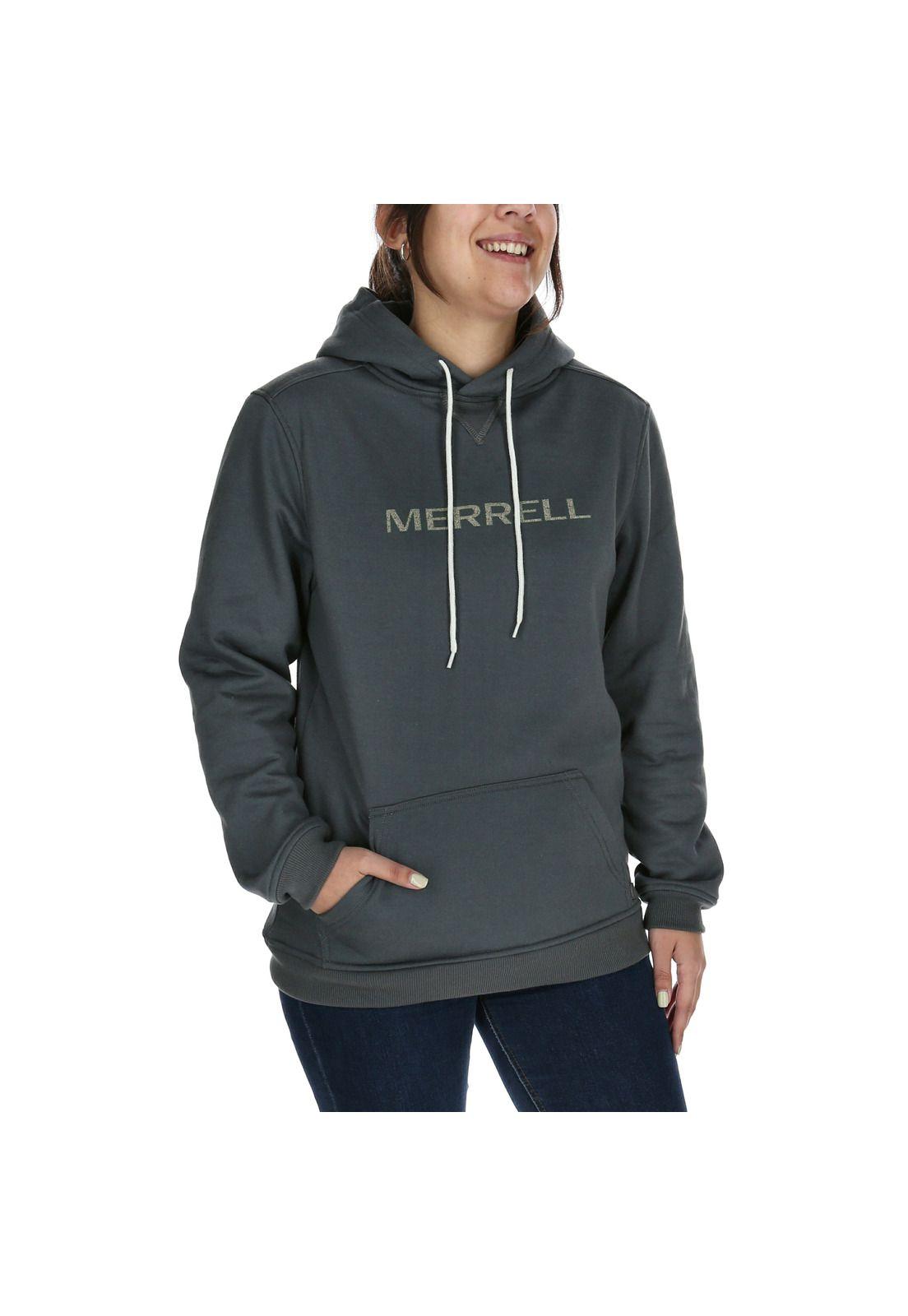 Polerón Mujer Wild Hoodie Gris-0