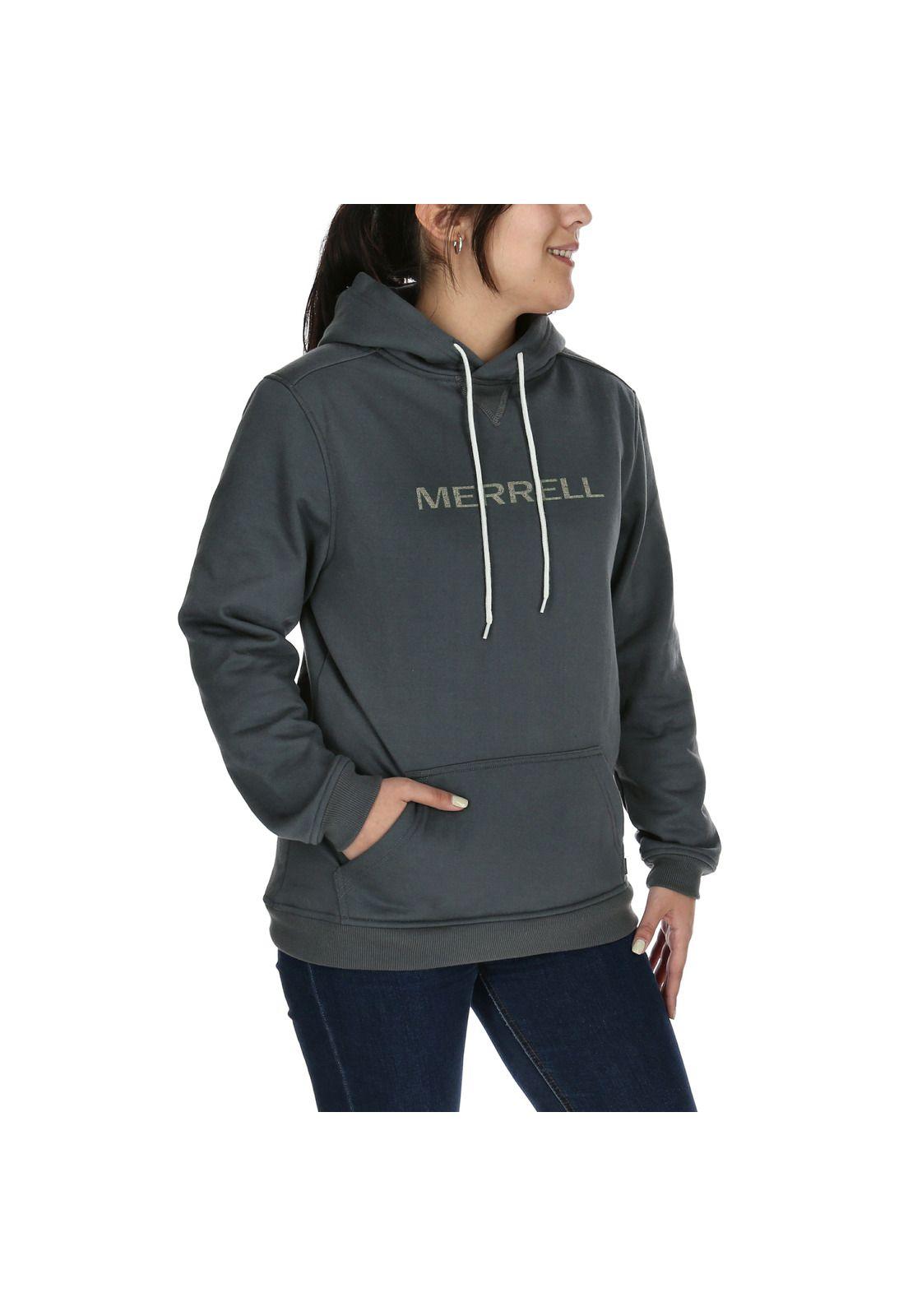 Polerón Mujer Wild Hoodie Gris-3