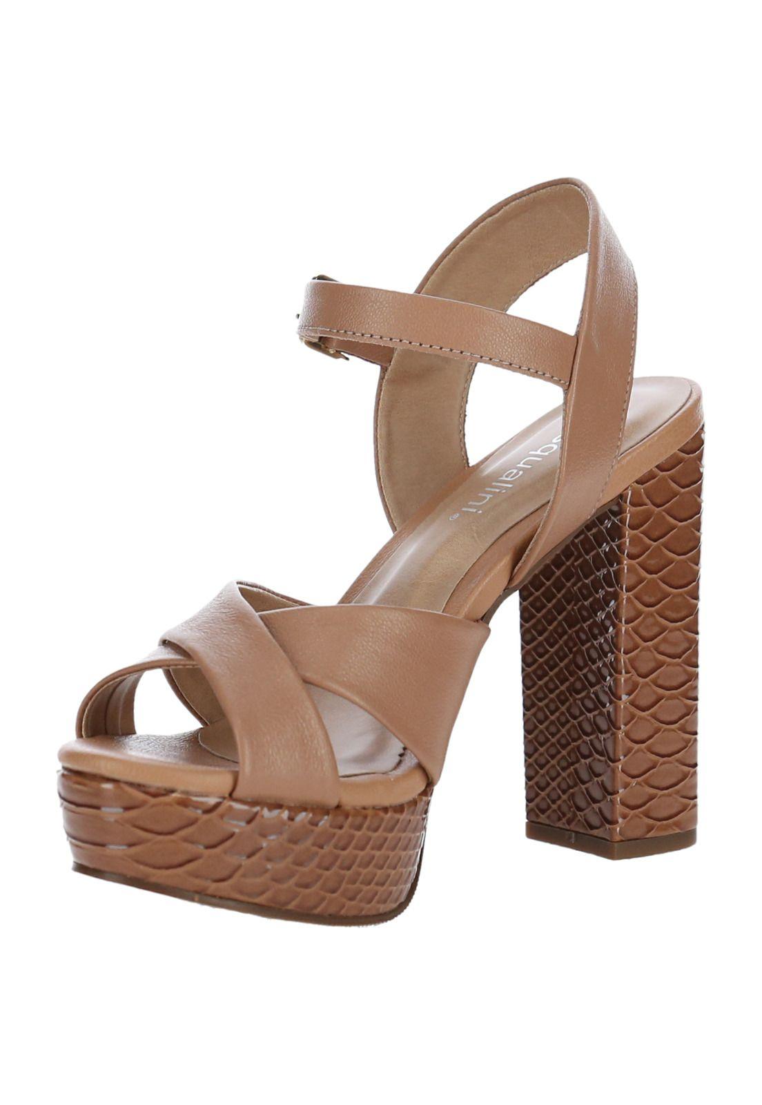 Sandalia Cuero Roberta Café Mujer-3