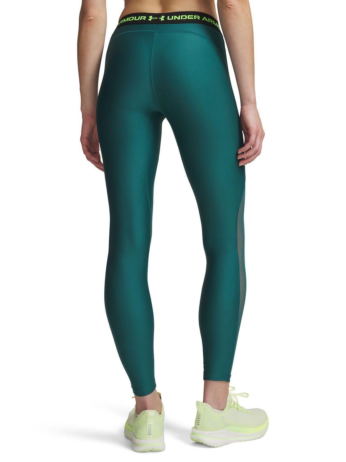 Calza Mujer Heatgear Mesh Leggings Verde-1