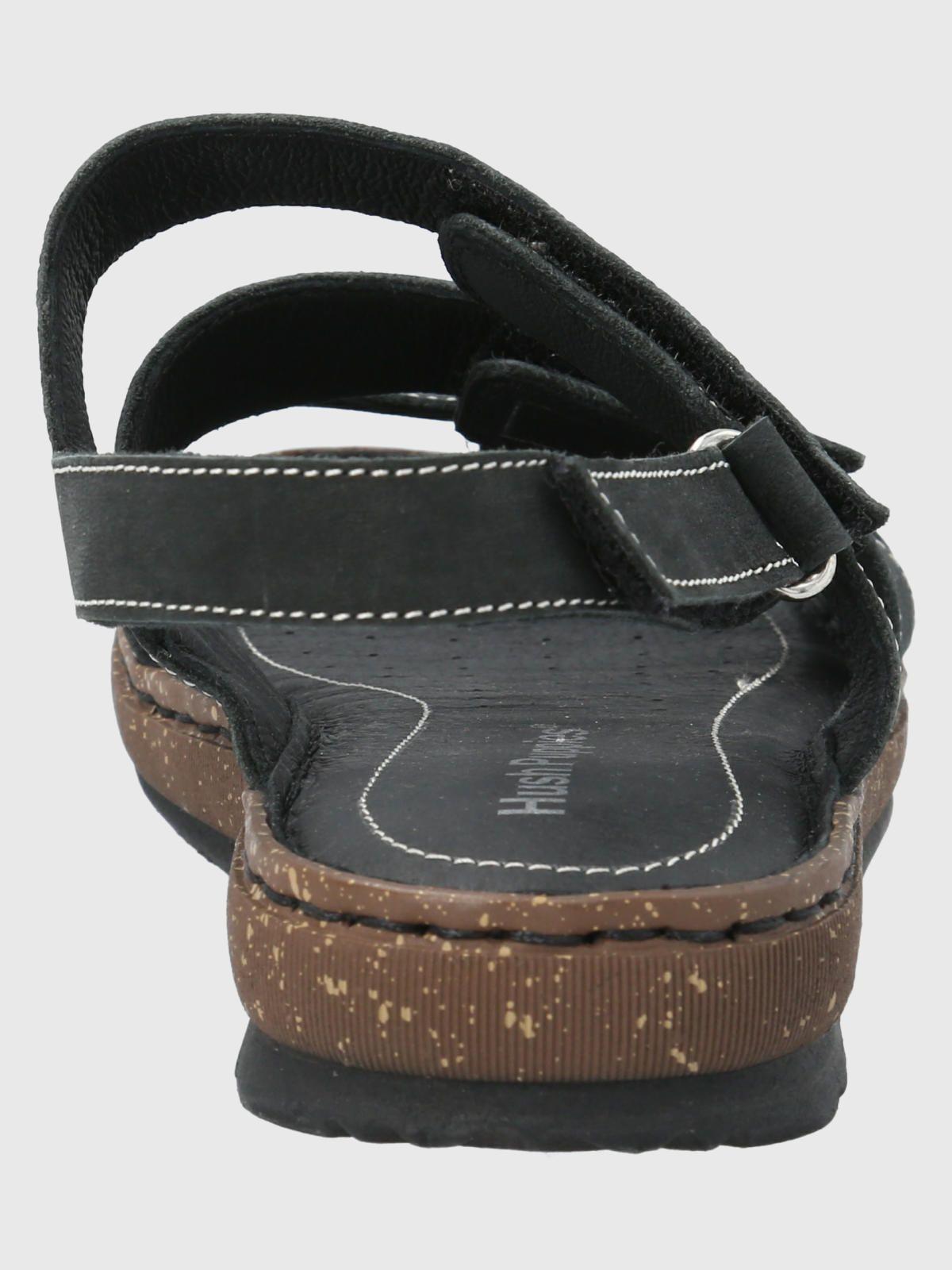 Sandalia Cuero Negro Mujer Apricot -6