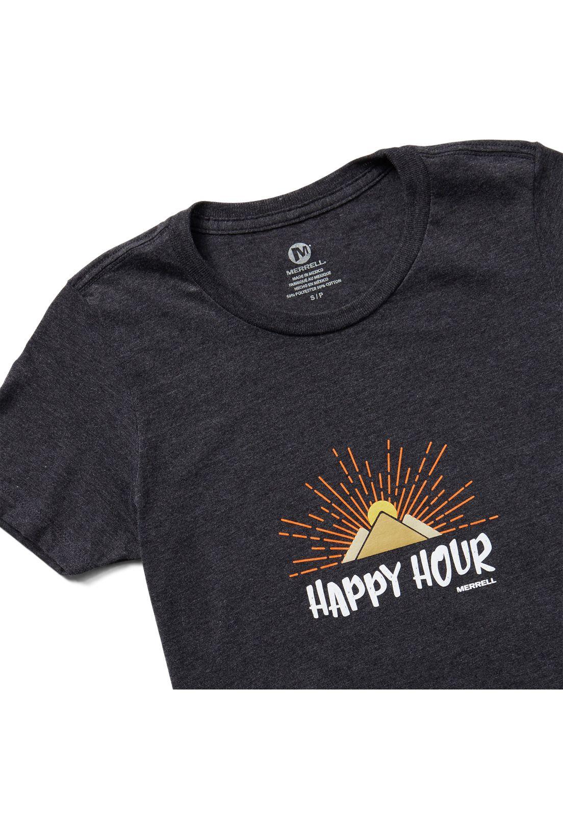 Polera Manga Corta W Happyhr Vneck Grafito-1