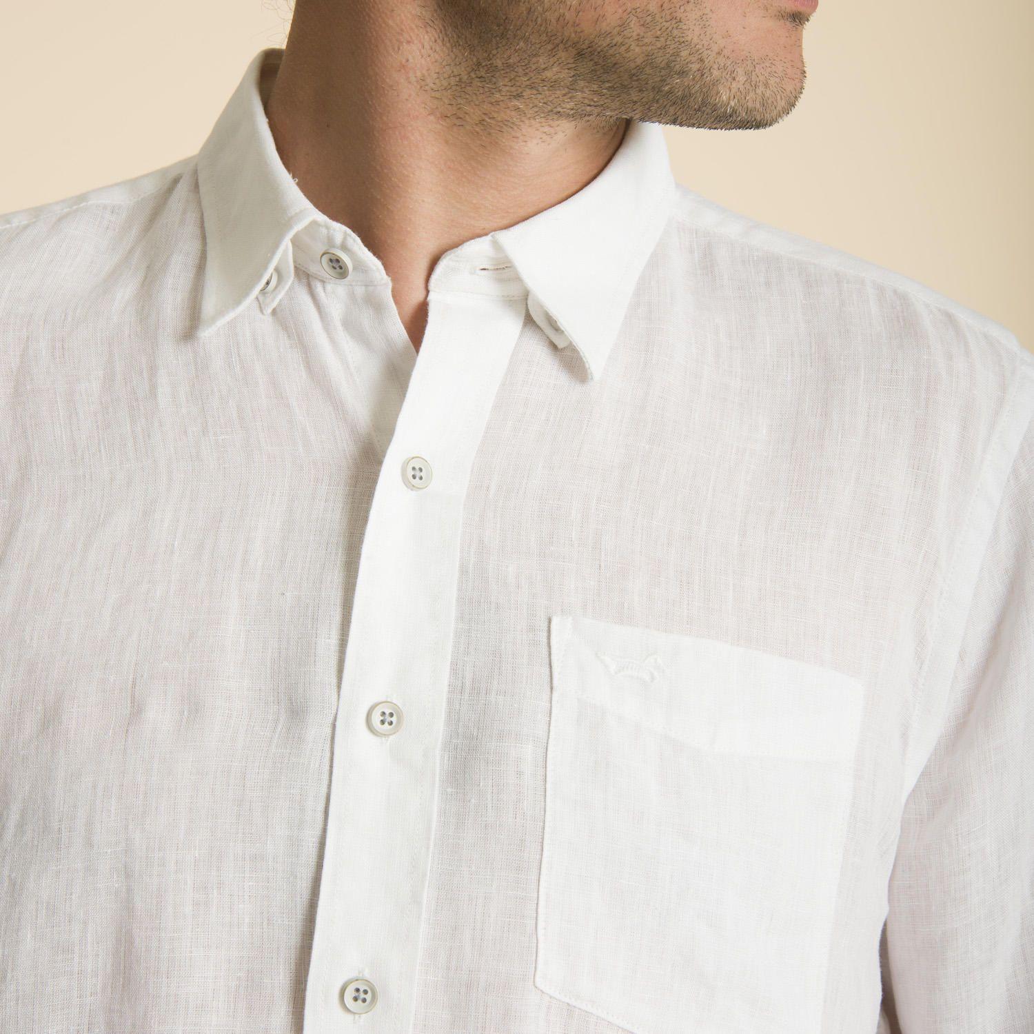 Camisa Lino Blanco Rockford-3