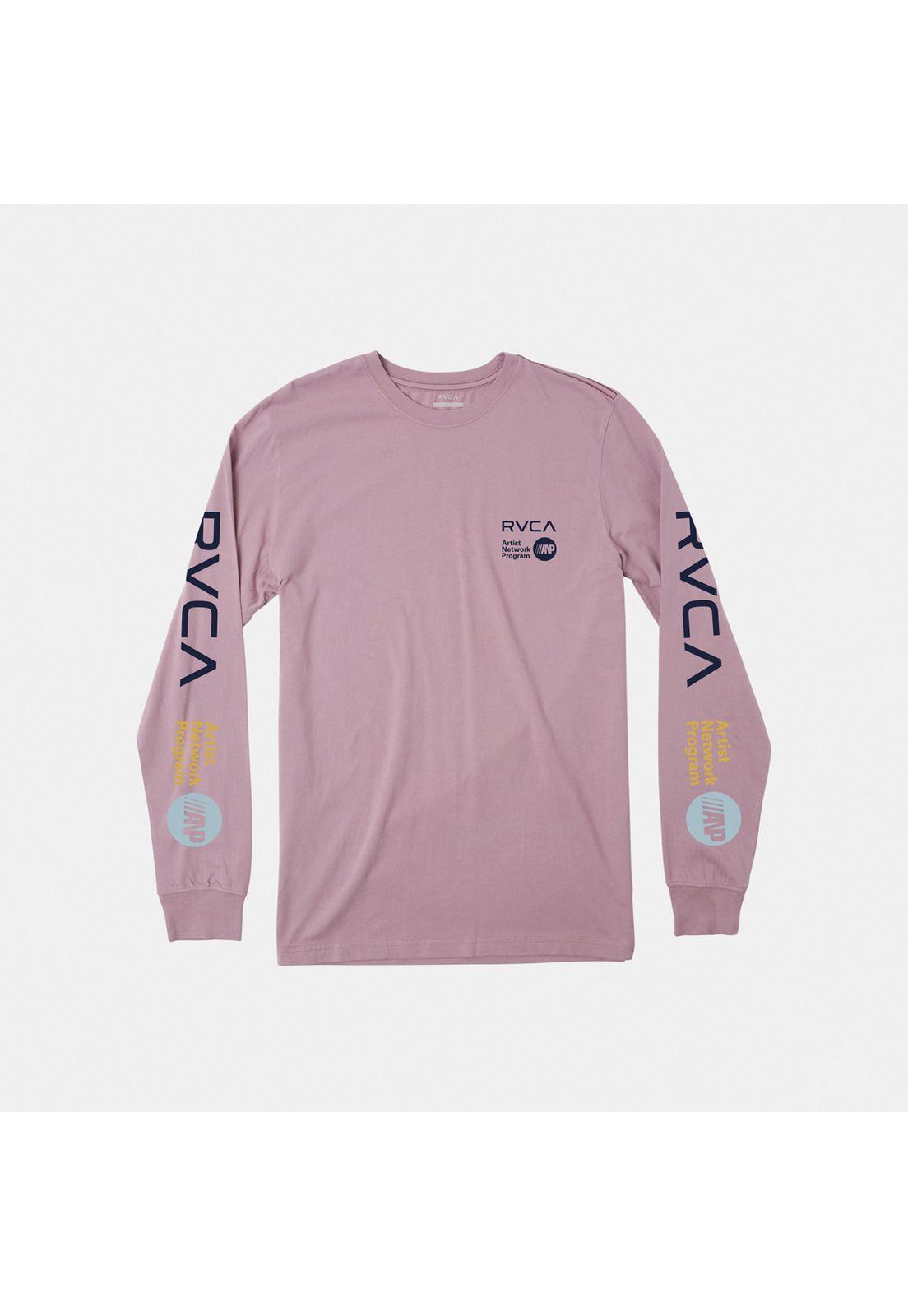 Polera M/C Hombre Anplongsleeve M Tees Rosado-0