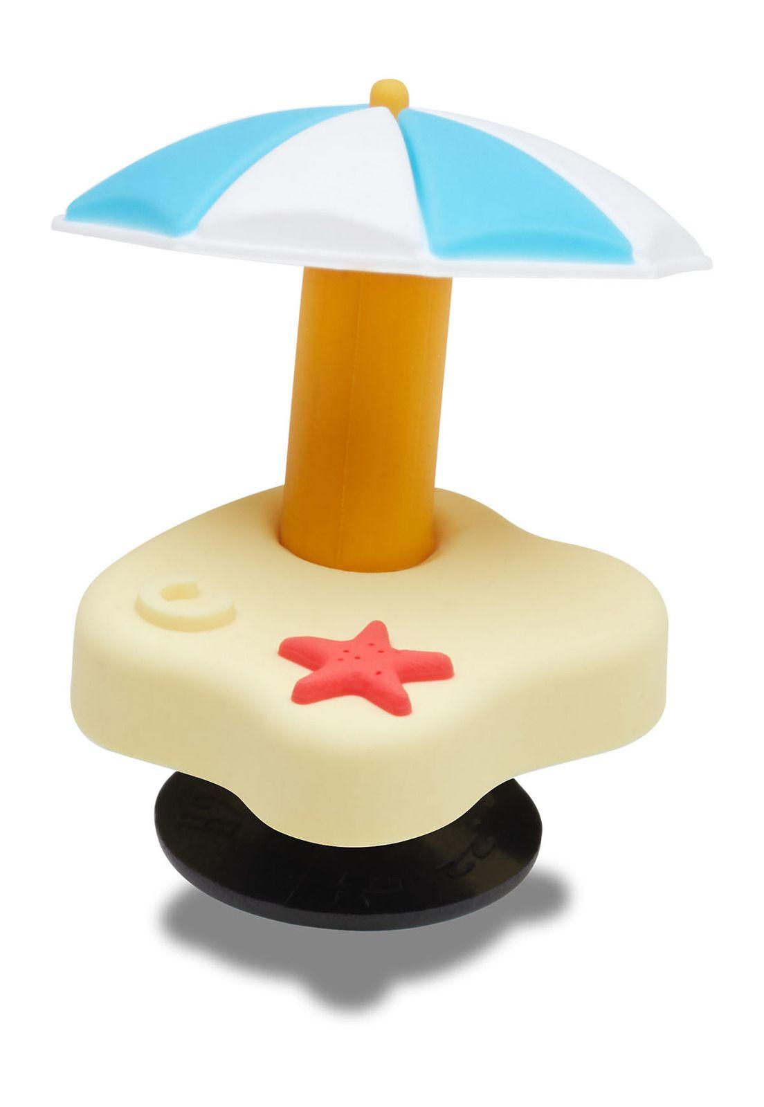 Jibbitz Crocs Sombrilla de playa modelo 3d Celeste-2