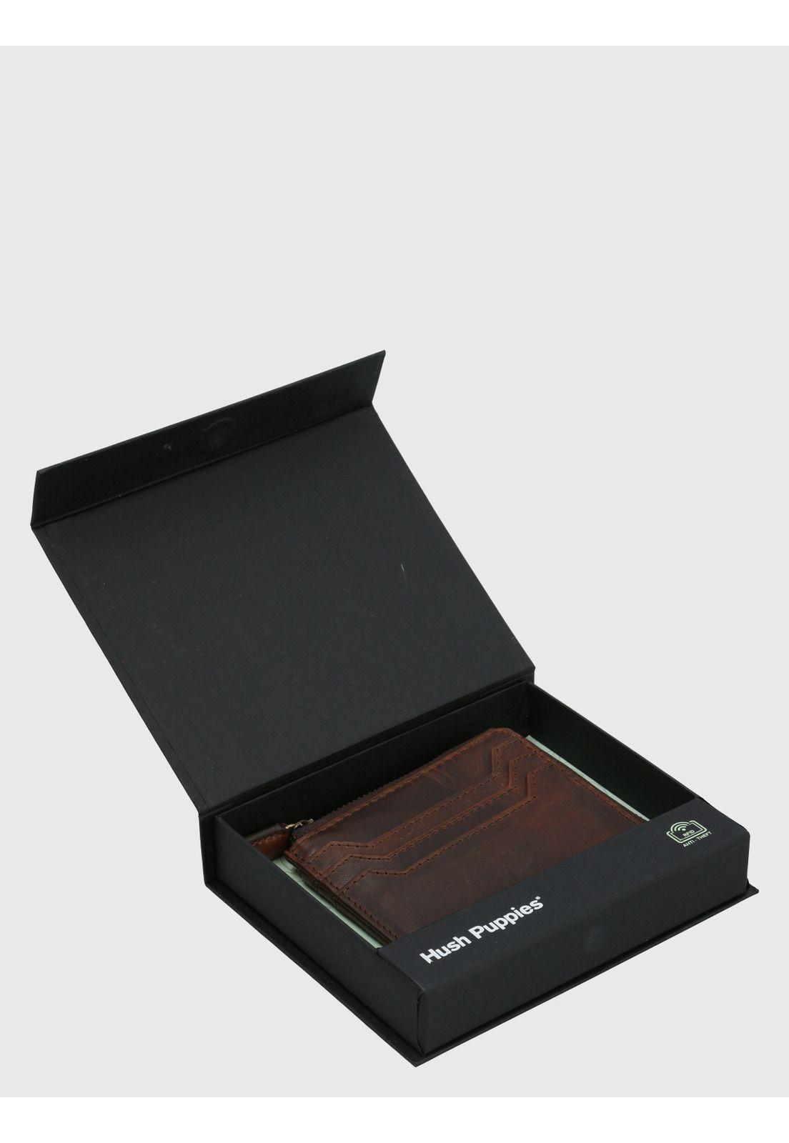 Tarjetero Cuero Unisex St Coin Cards Café-2