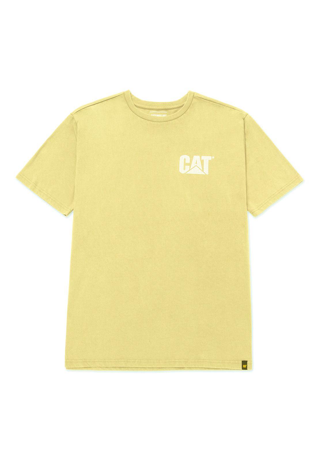 Polera Manga Corta Unisx Herit Unf HW Wash Amarillo-0