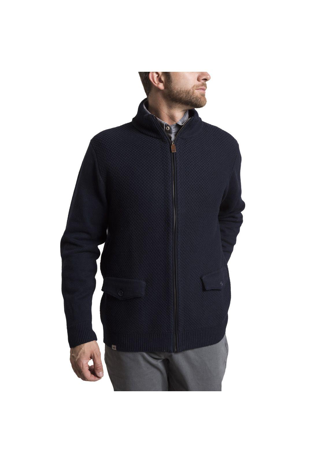 Cardigan PanalRockford Azul Petróleo-0