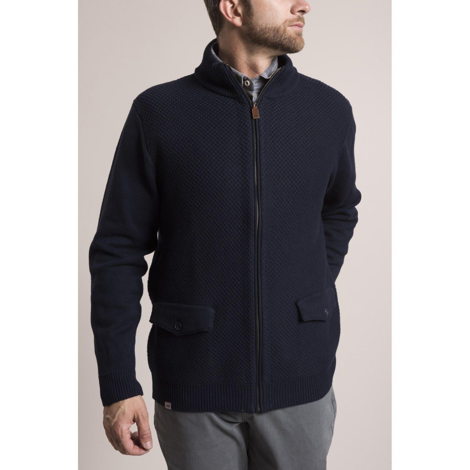 Cardigan PanalRockford Azul Petróleo-1