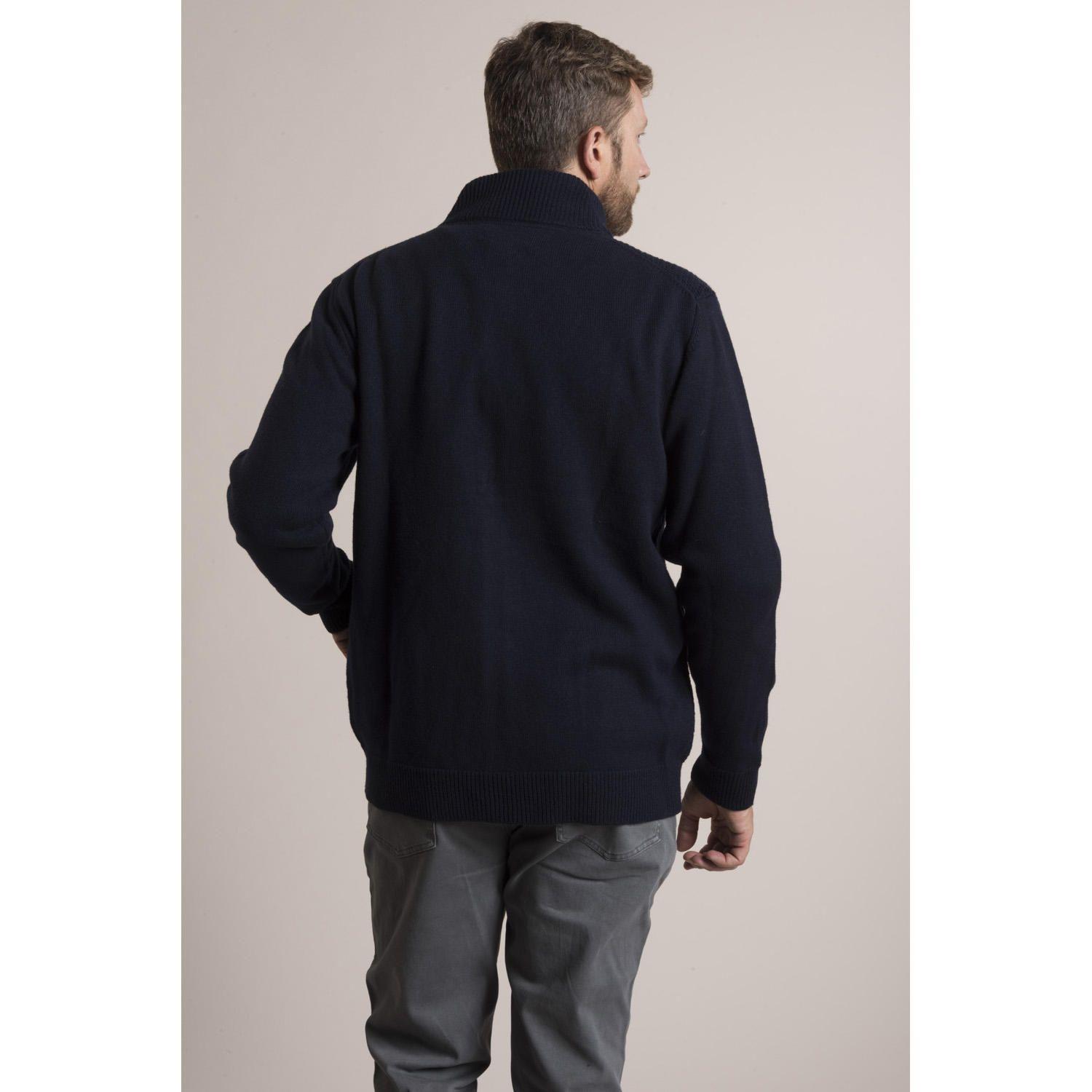 Cardigan PanalRockford Azul Petróleo-2