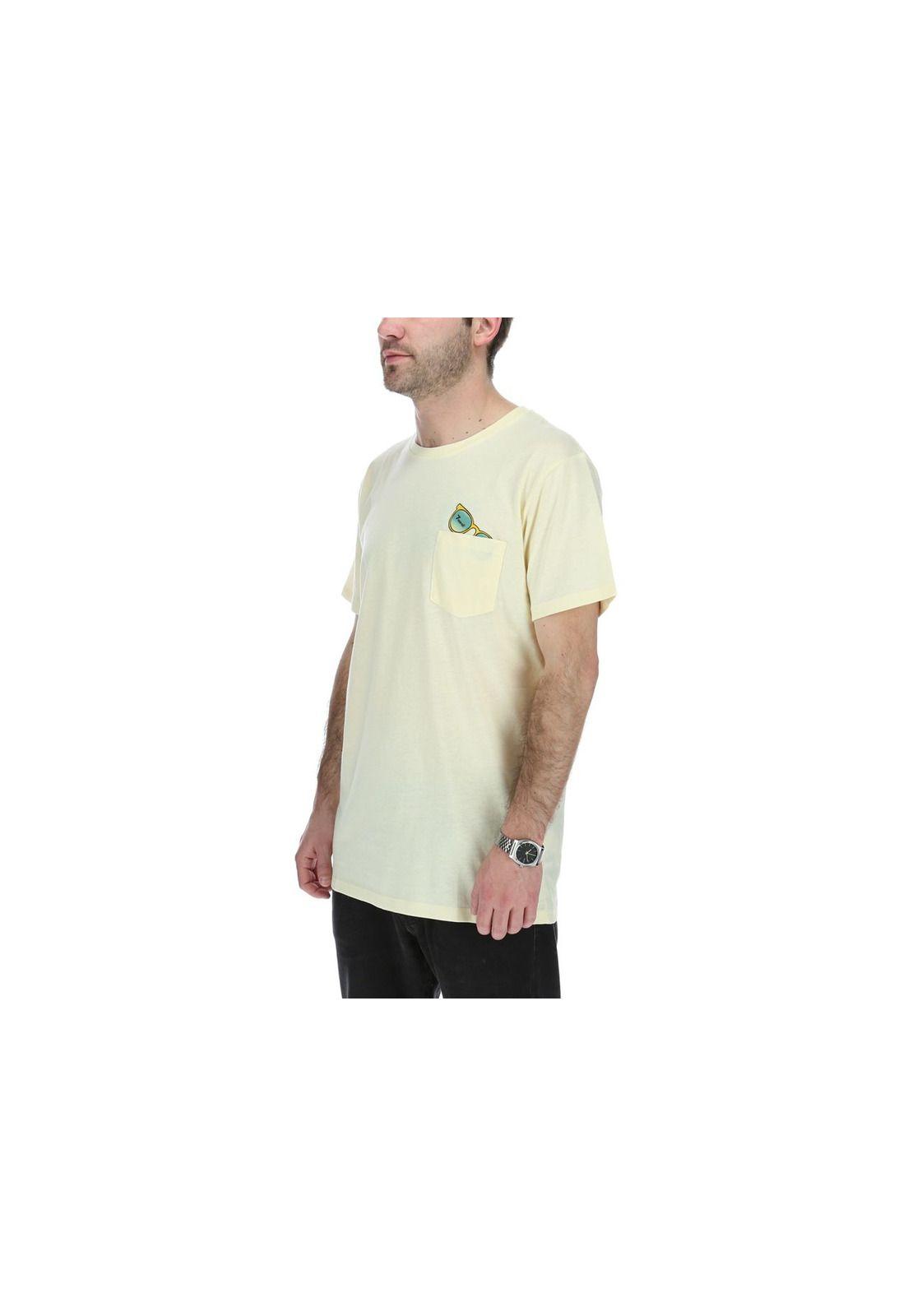 Polera M/C Hombre Freestyle Vainilla-1