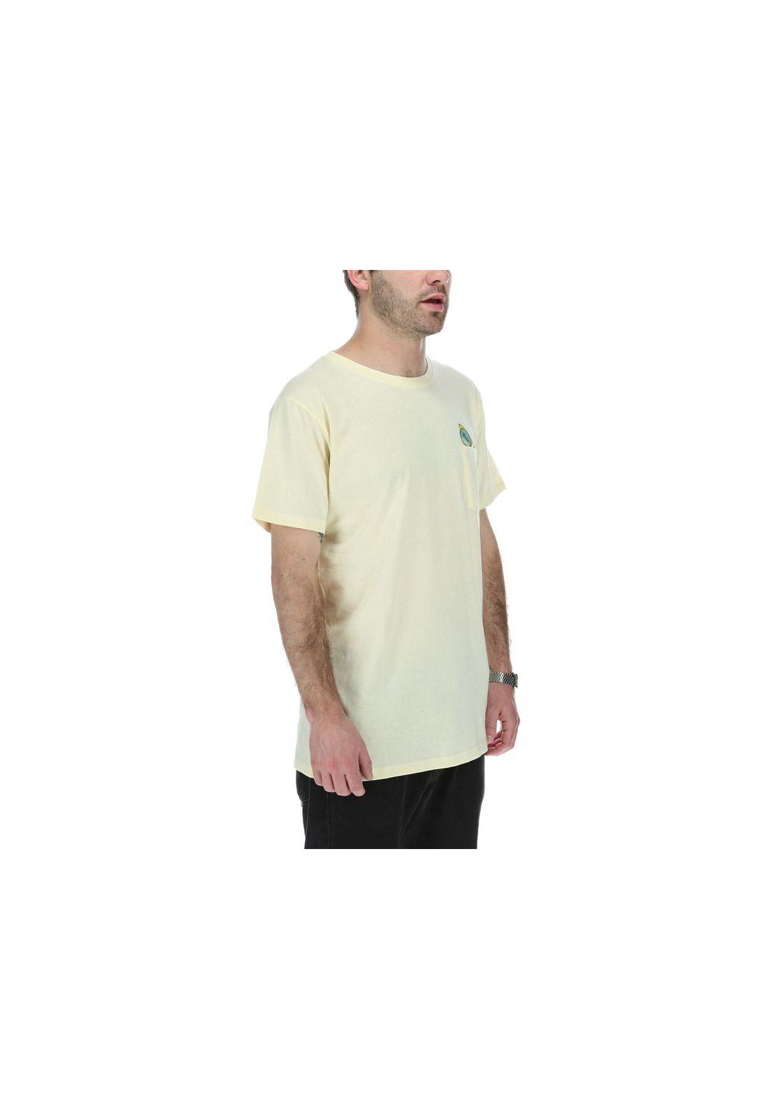 Polera M/C Hombre Freestyle Vainilla-3