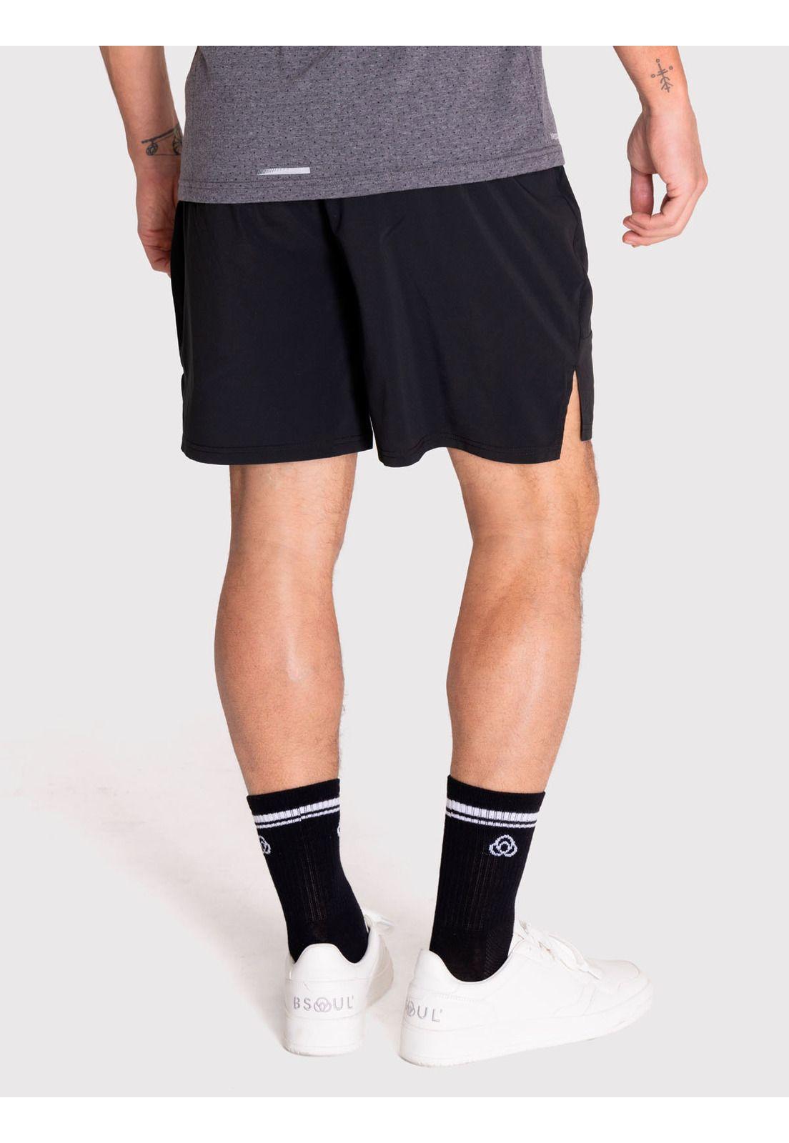 Short deportivo Hombre Performance Negro-2
