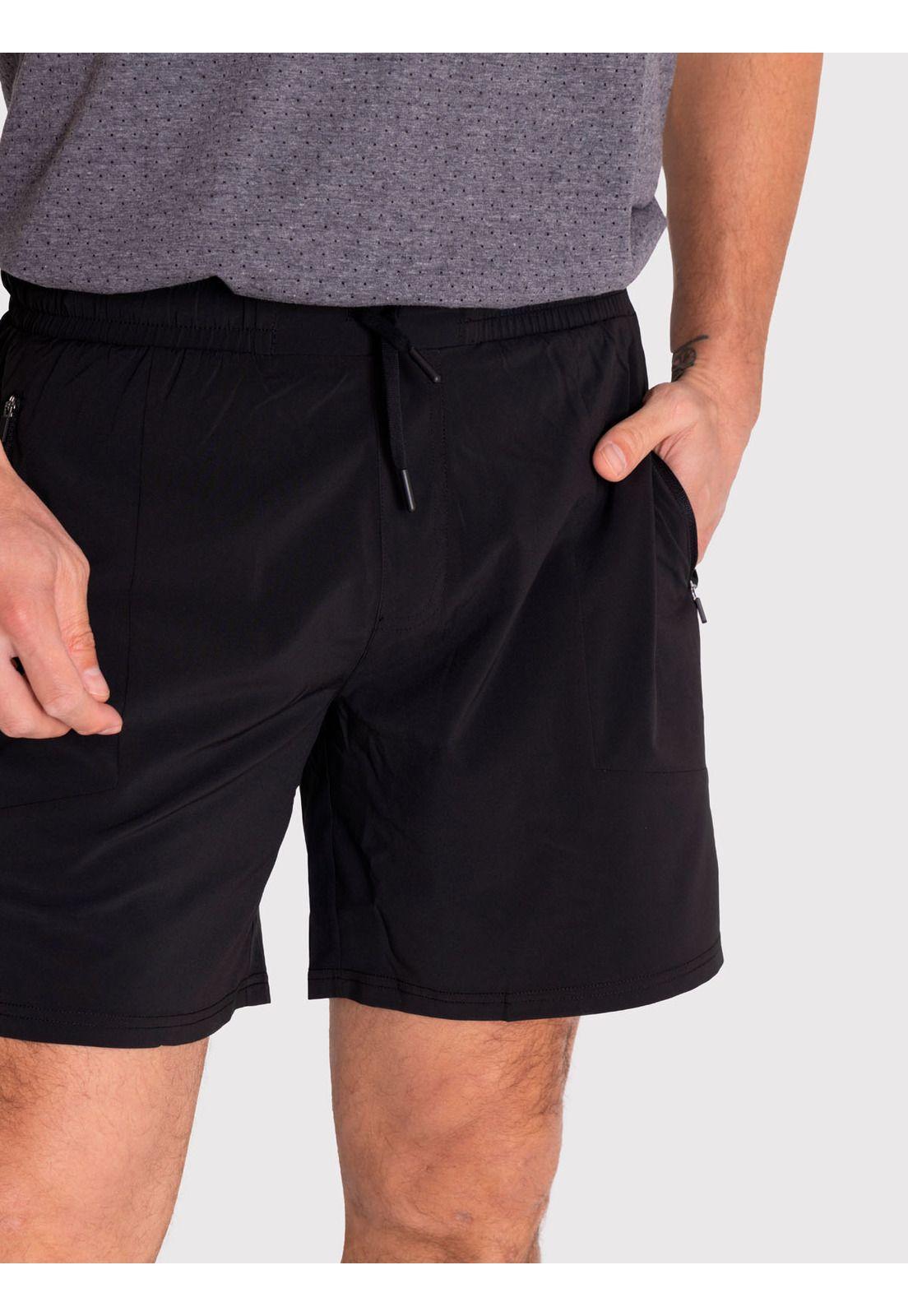 Short deportivo Hombre Performance Negro-3
