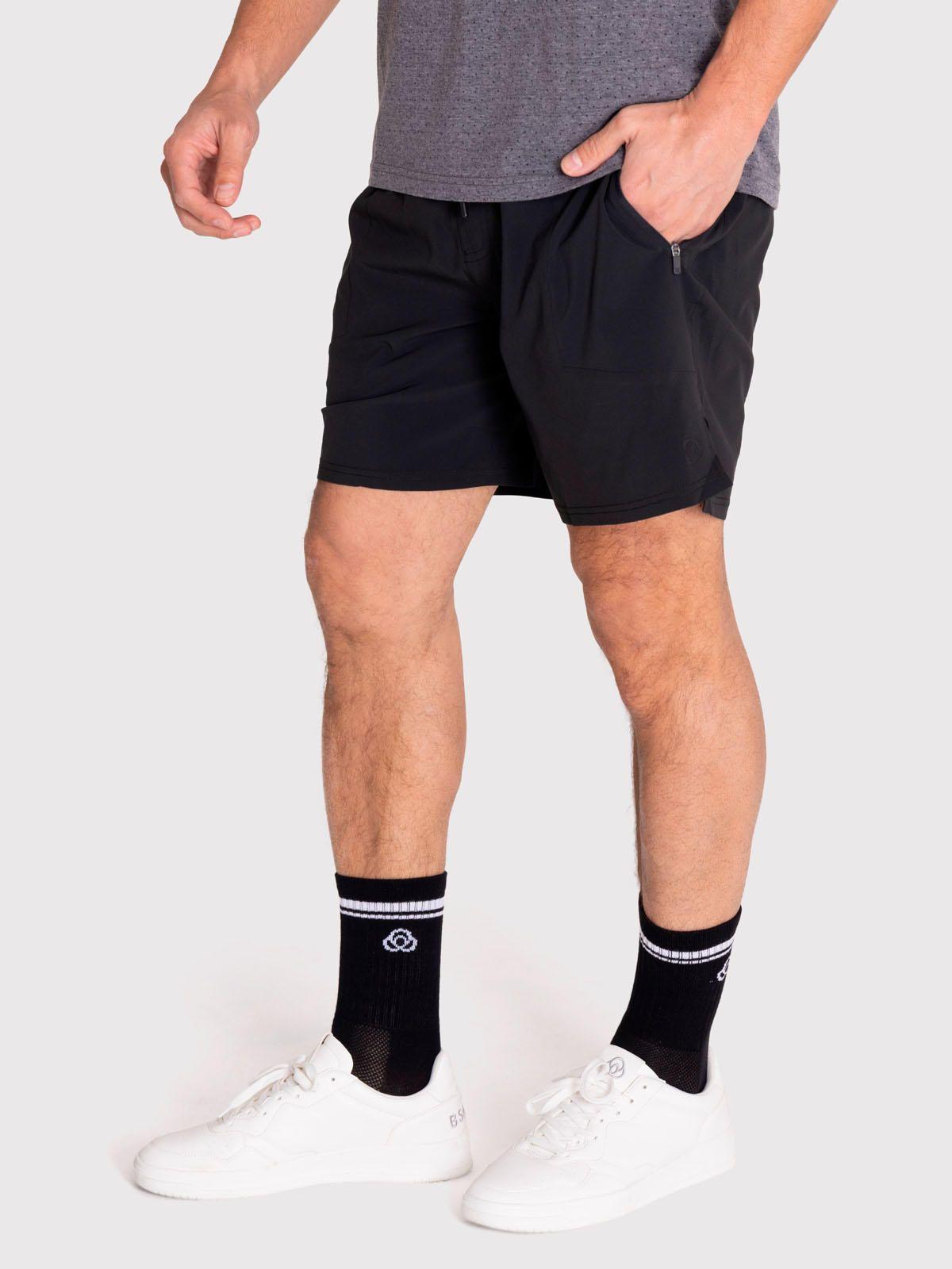 Short deportivo Hombre Performance Negro-0
