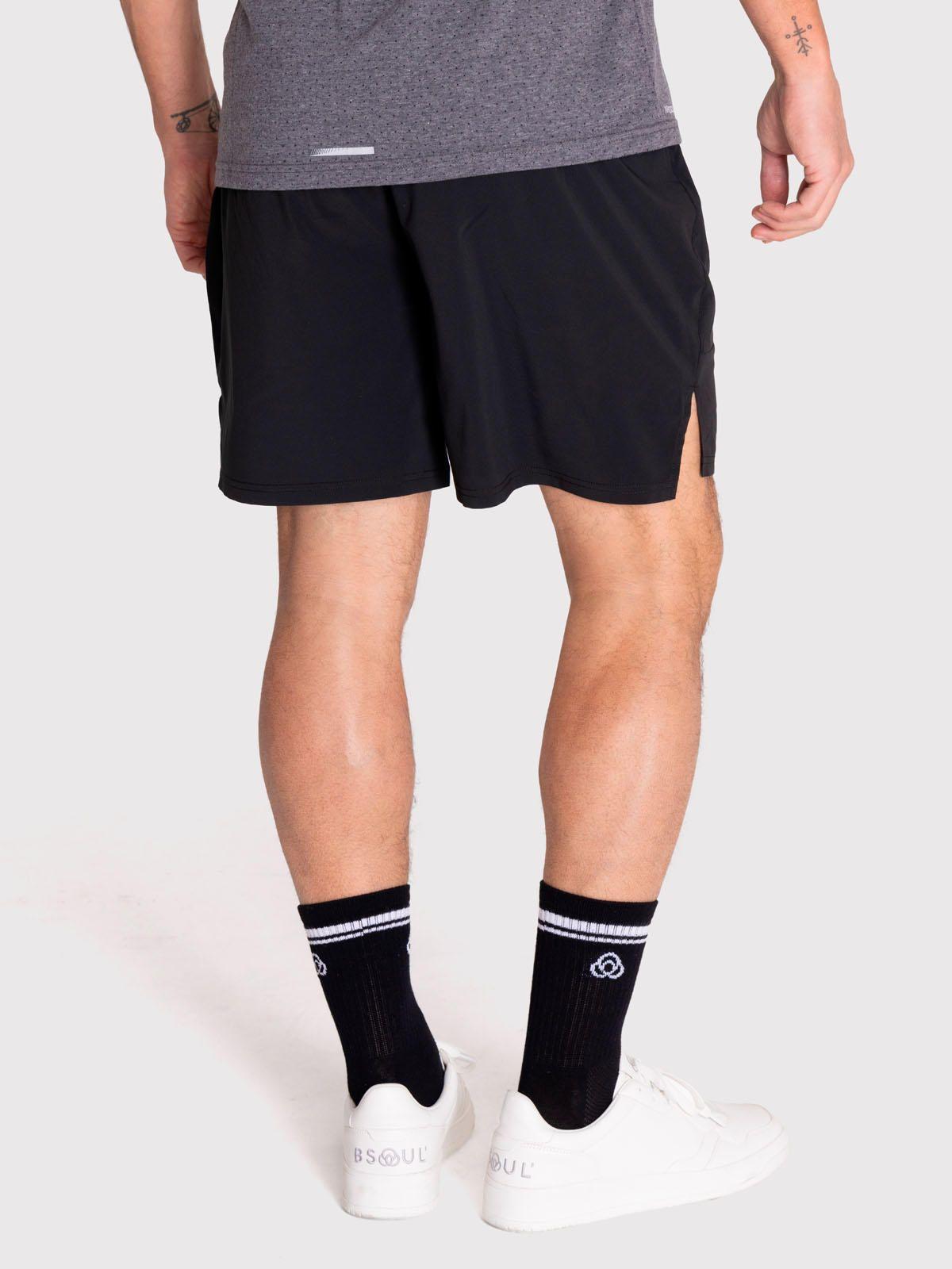 Short deportivo Hombre Performance Negro-2