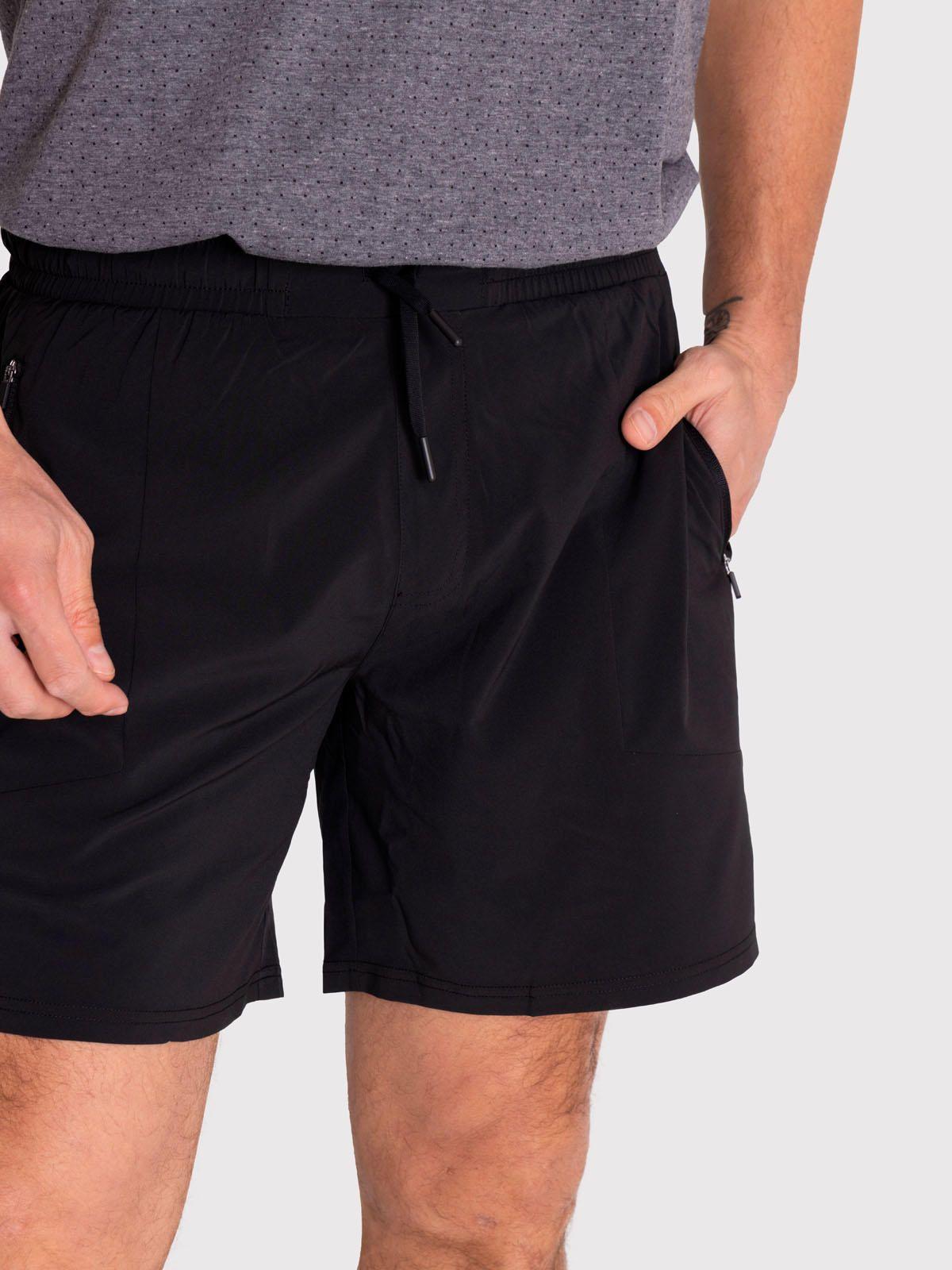 Short deportivo Hombre Performance Negro-3