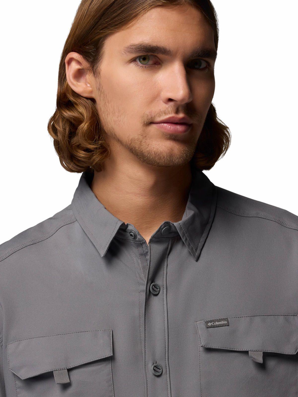 Camisa ML Hombre Silver Ridge Utility Gris-4