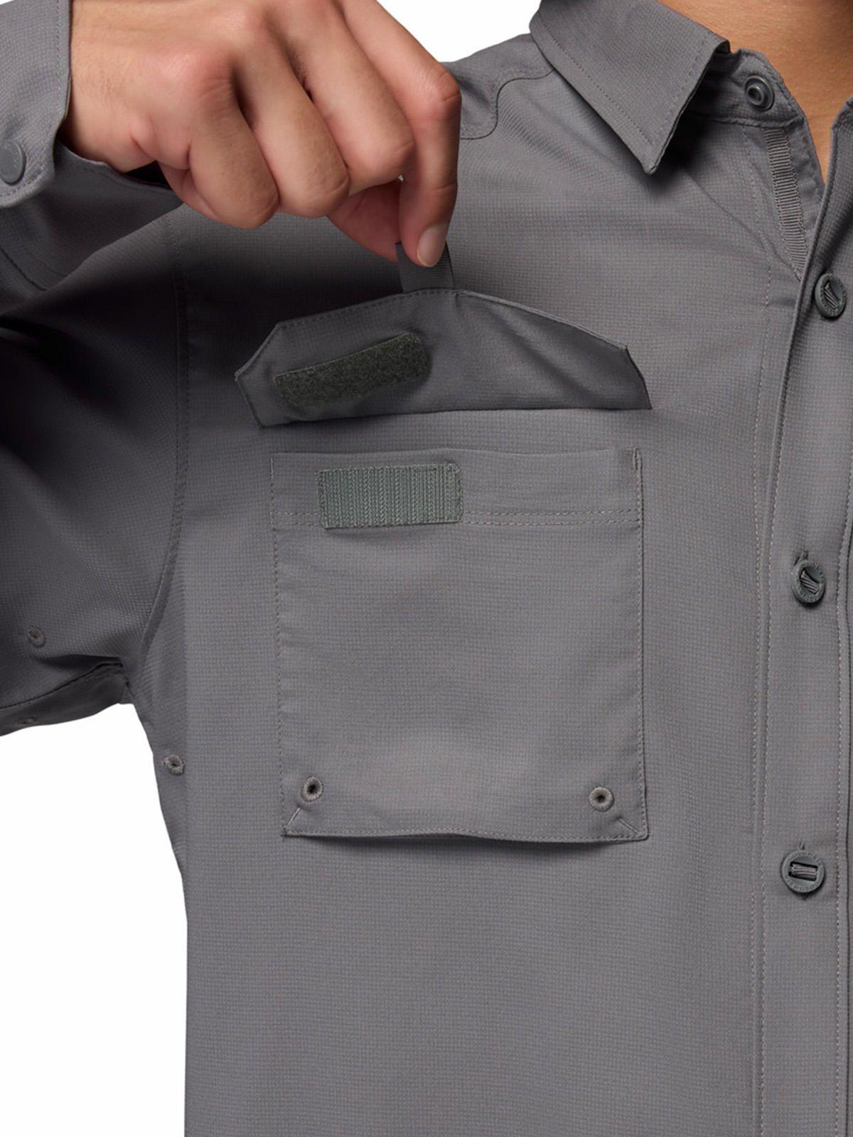 Camisa ML Hombre Silver Ridge Utility Gris-6