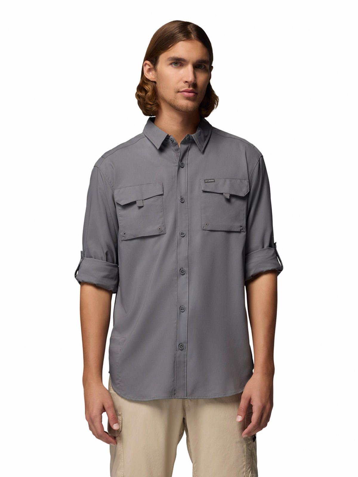 Camisa ML Hombre Silver Ridge Utility Gris-8