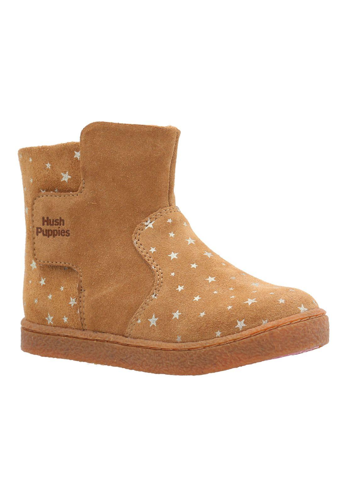 Bota Cuero Bonnie Niña Café-0