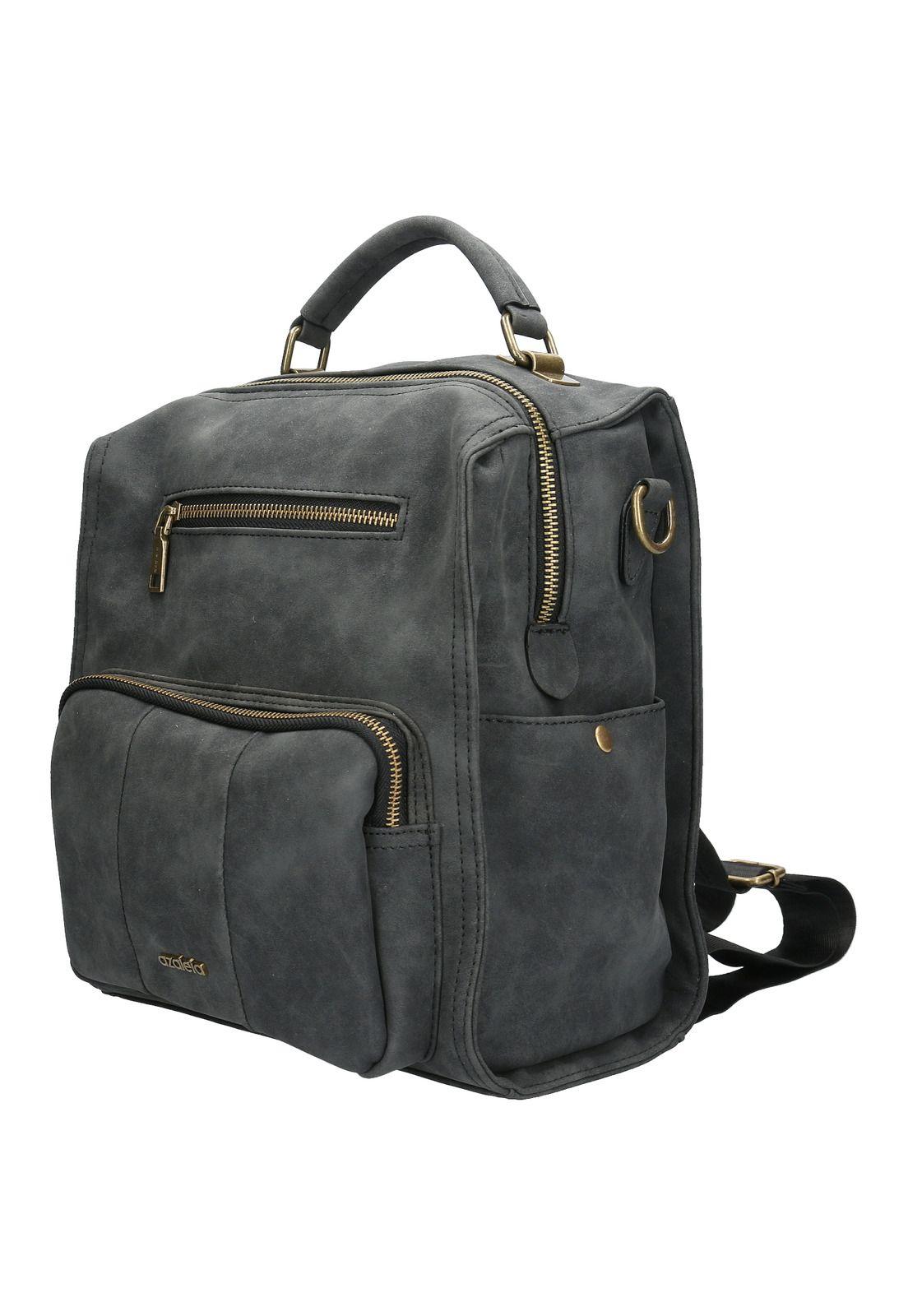 Mochila Convertible Mujer Flora Backbag Negro-1