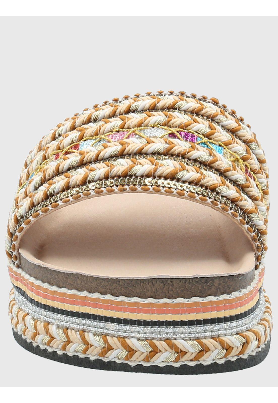 Sandalia Mujer Ennio Beige Multi -3