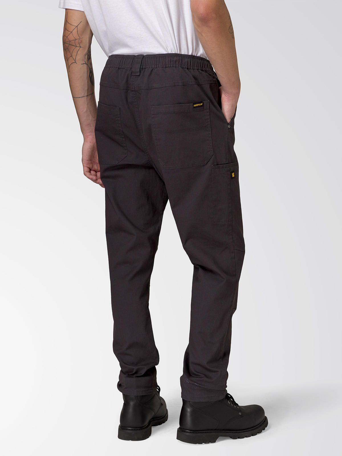 Pantalón Twill Hombre Stretch Utility Negro-5
