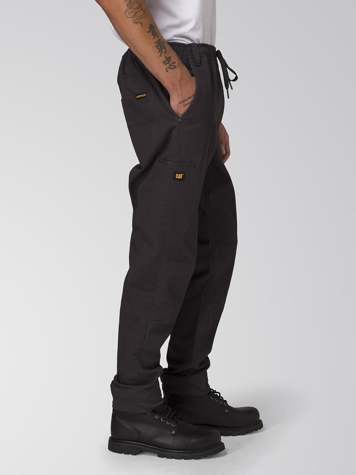 Pantalón Twill Hombre Stretch Utility Negro-4