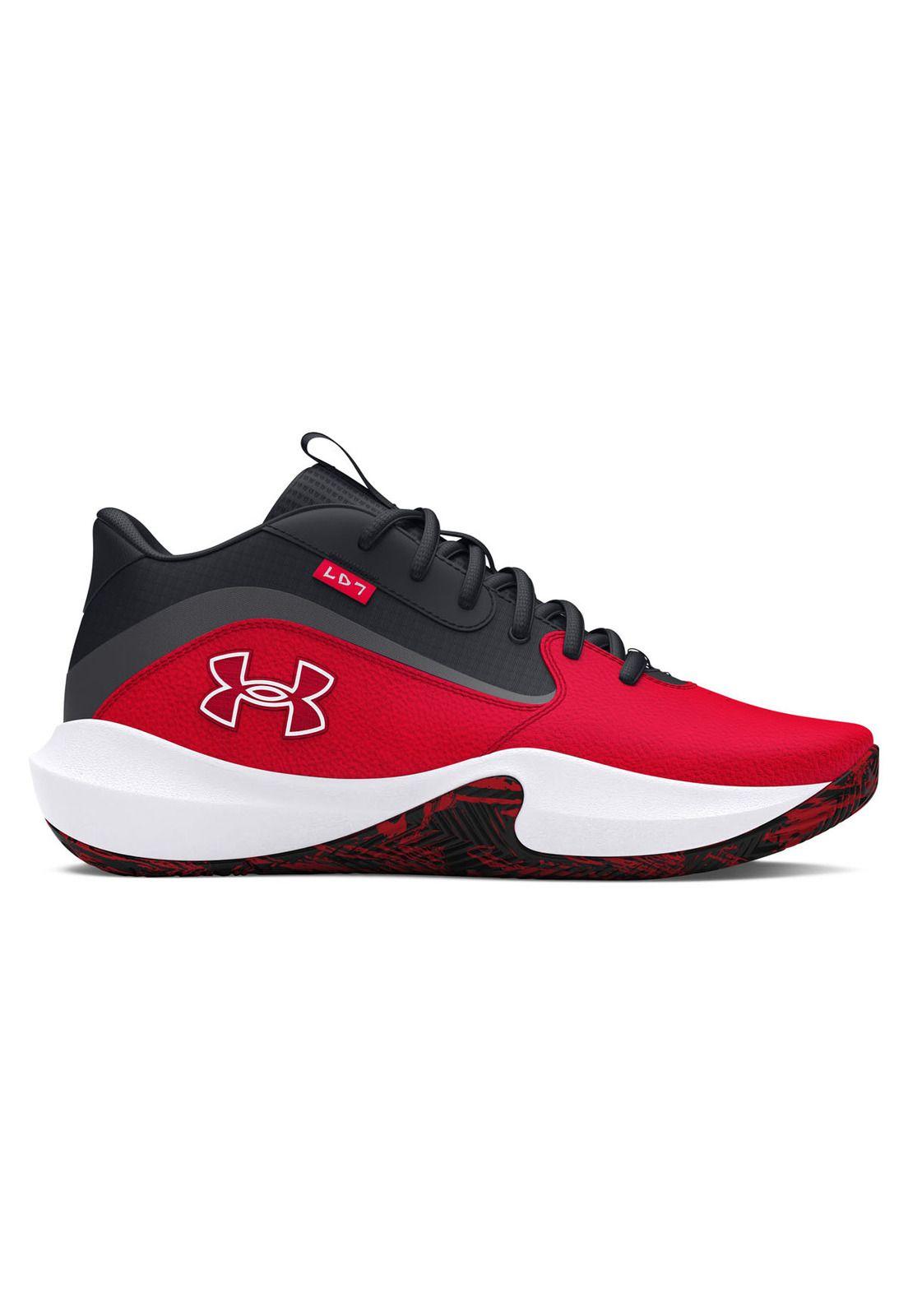 Zapatillas Bsketball unisex Lockdown7 Rojo-0