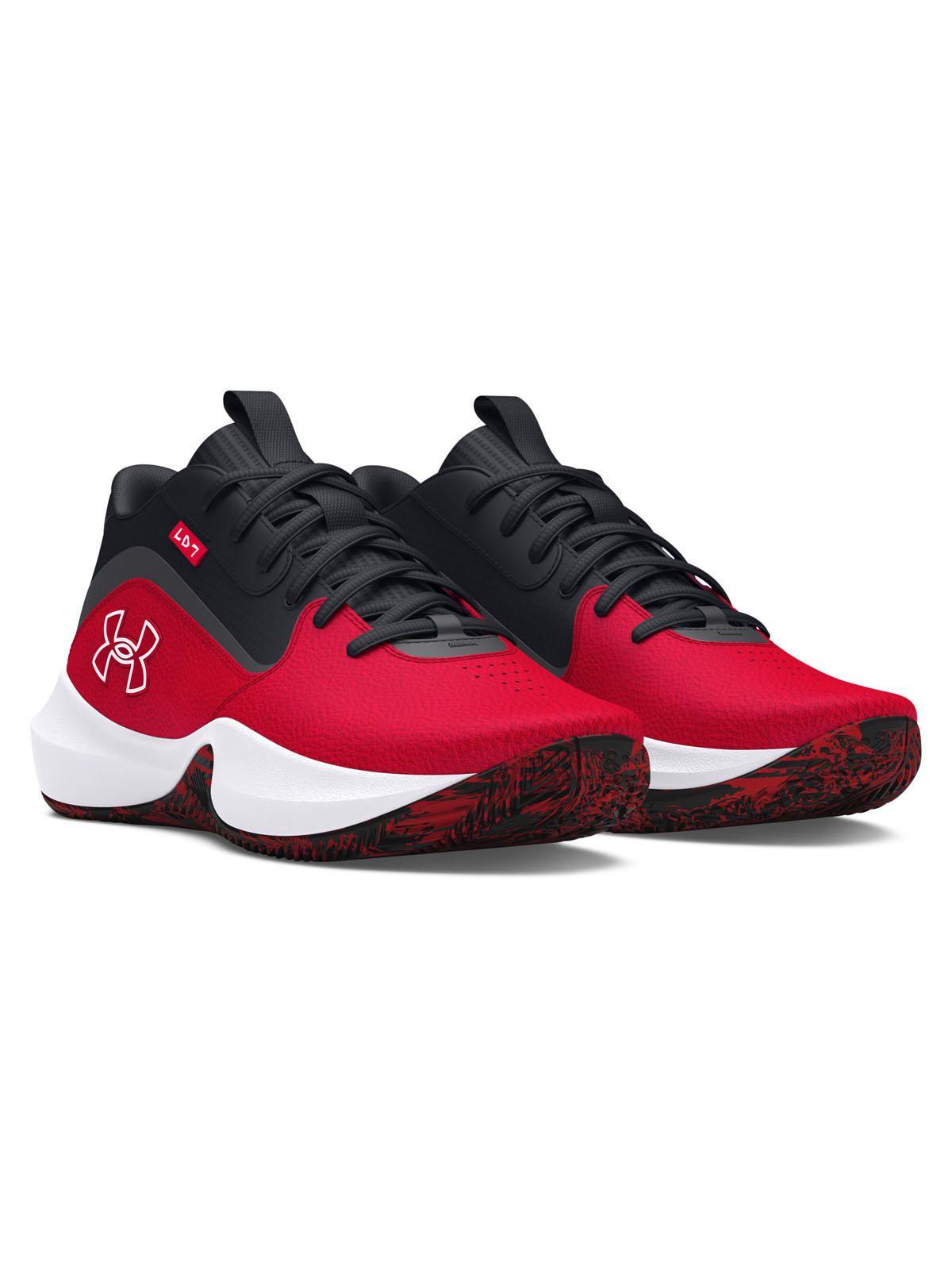 Zapatillas Bsketball unisex Lockdown7 Rojo-5