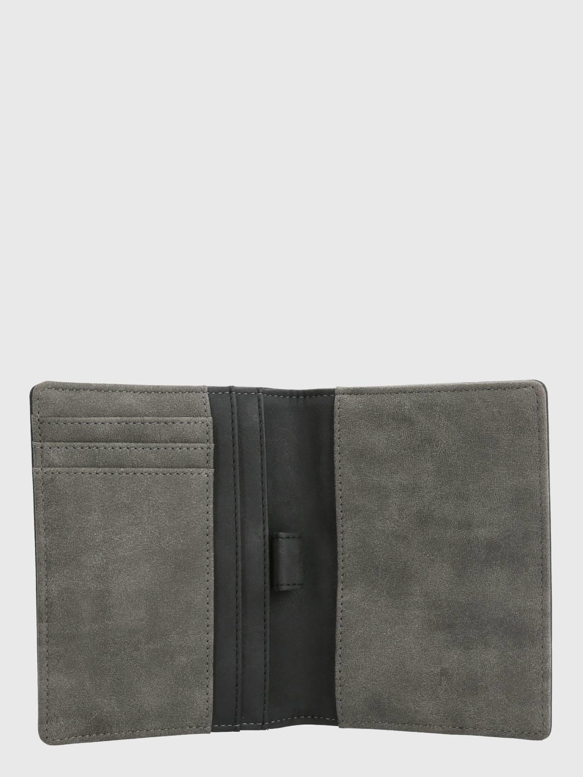 Billetera Ecocuero Mujer Drina Passport Negro-3