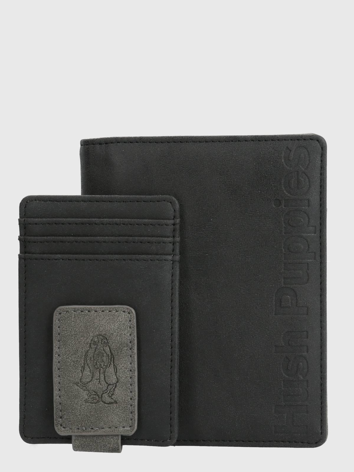 Billetera Ecocuero Mujer Drina Passport Negro-4