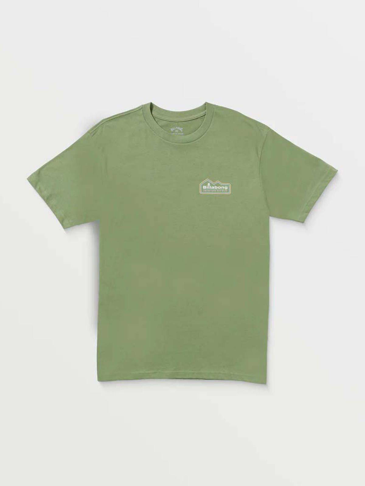 Polera Manga Corta Hombre Range A/Div Verde Billabong-6