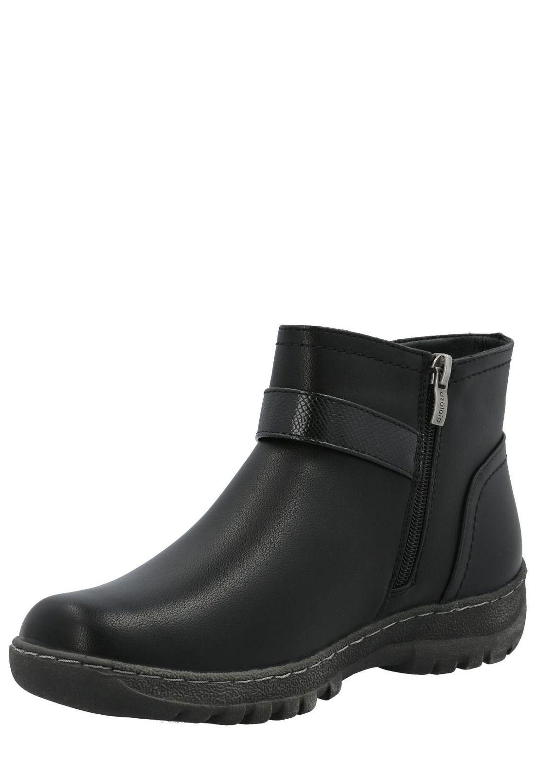 Botín Línese Mujer Negro-4