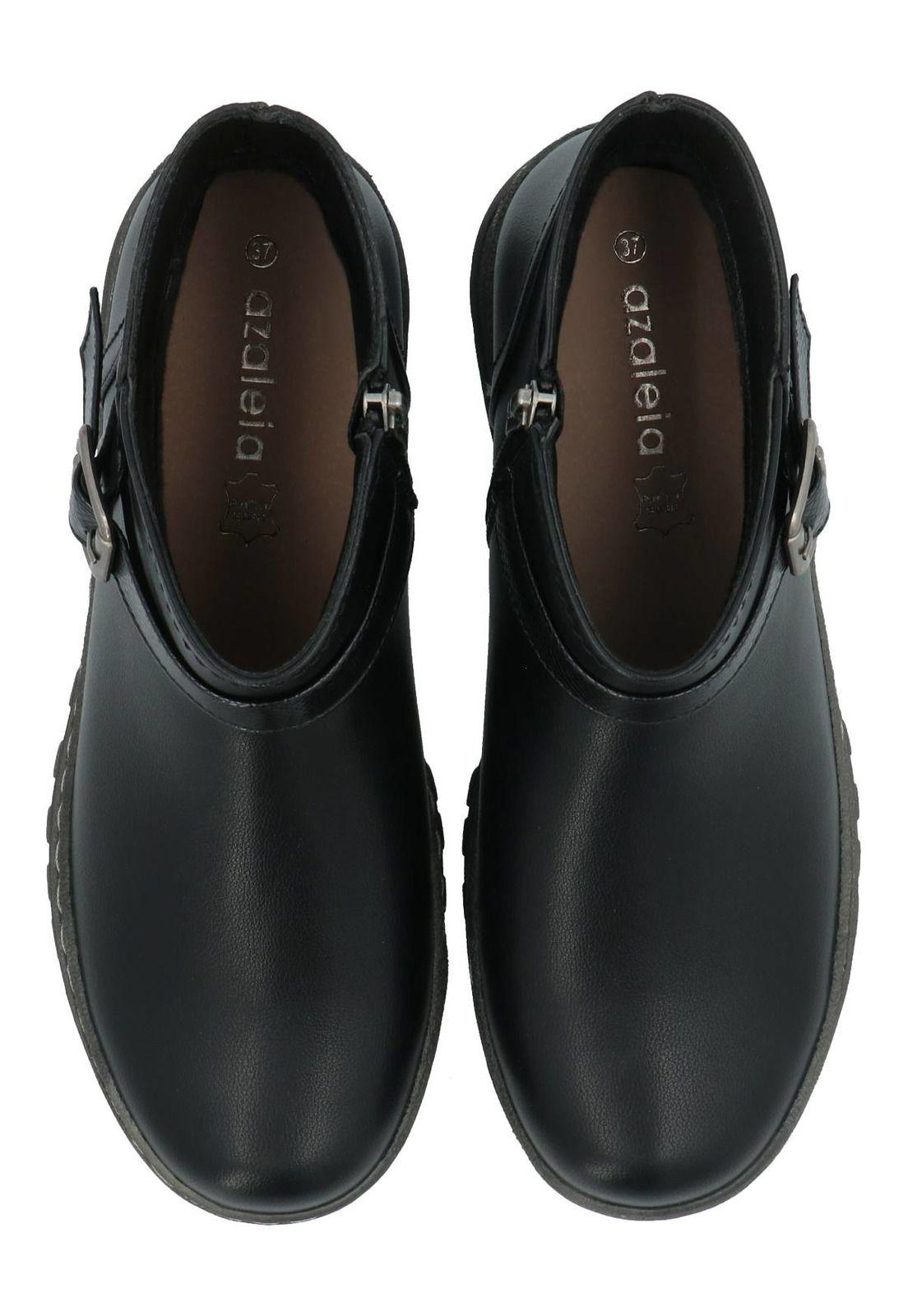 Botín Línese Mujer Negro-7