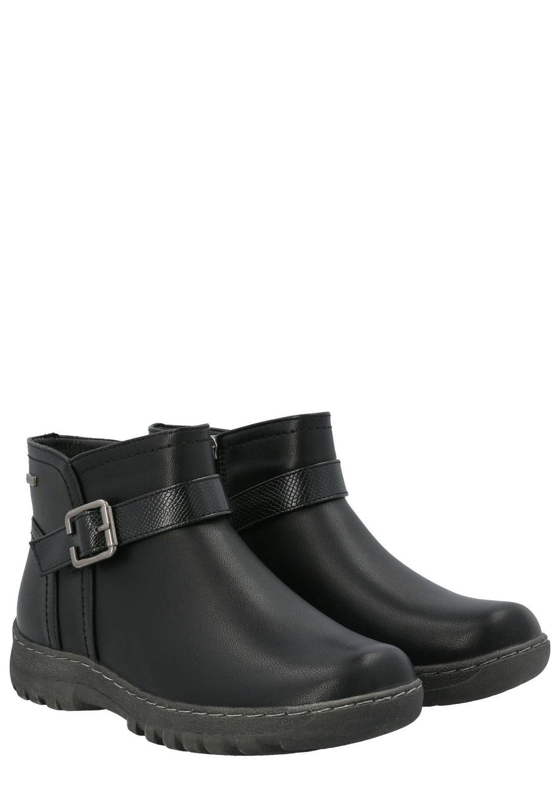 Botín Línese Mujer Negro-8