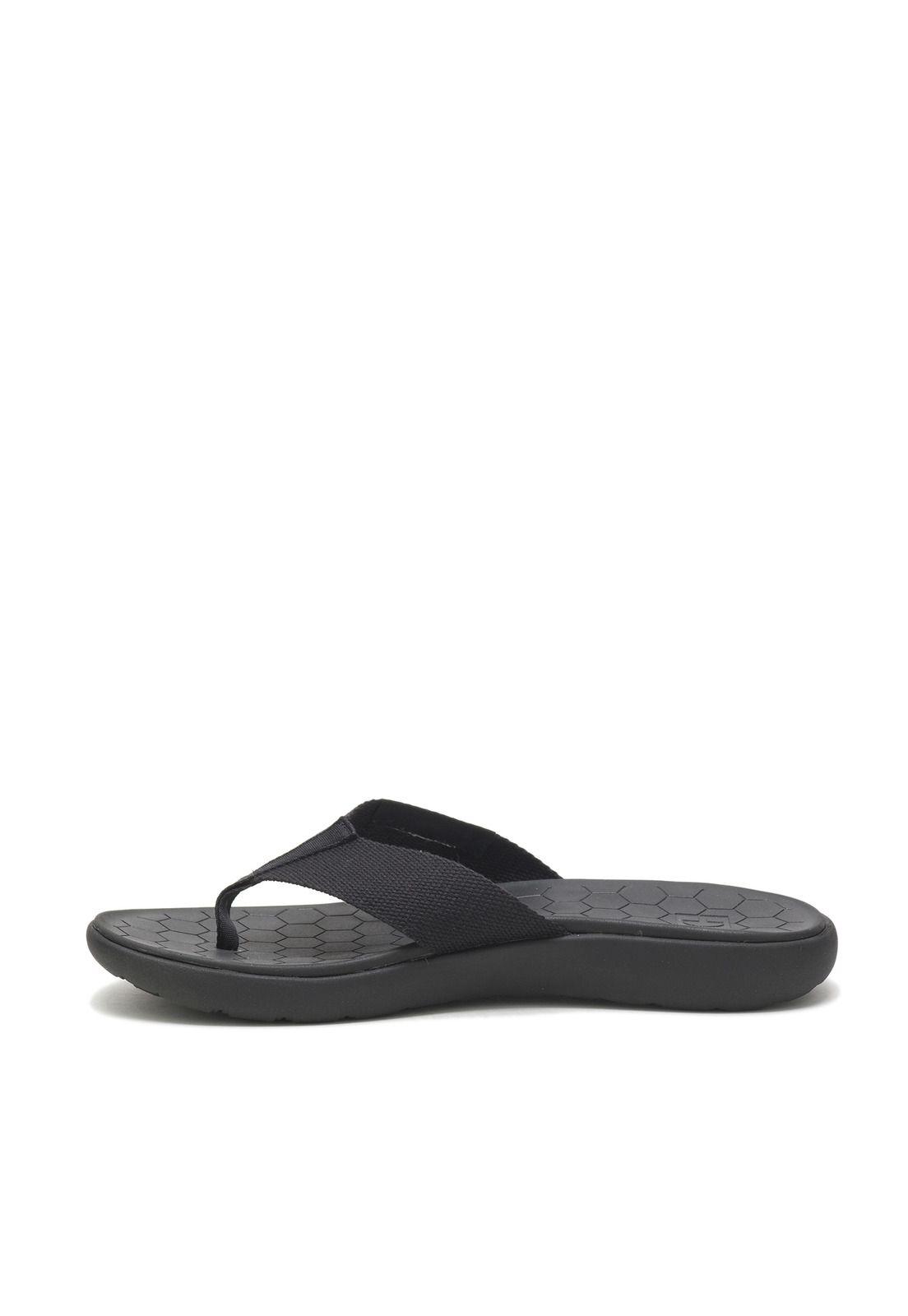 Sandalia Via Flip Negro Hombre-2