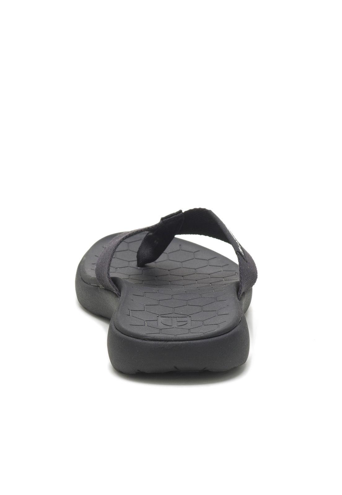 Sandalia Via Flip Negro Hombre-3