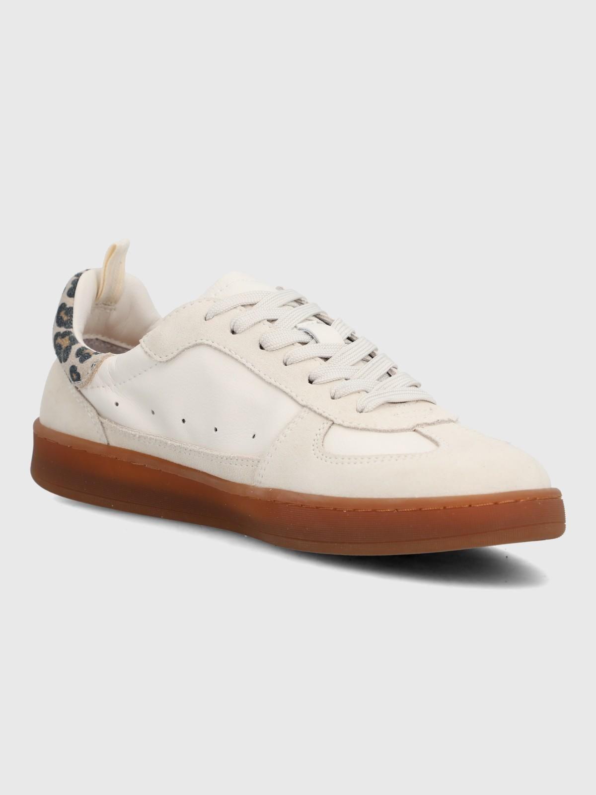 Zapatilla Cuero Mujer Dallas Blanco-0
