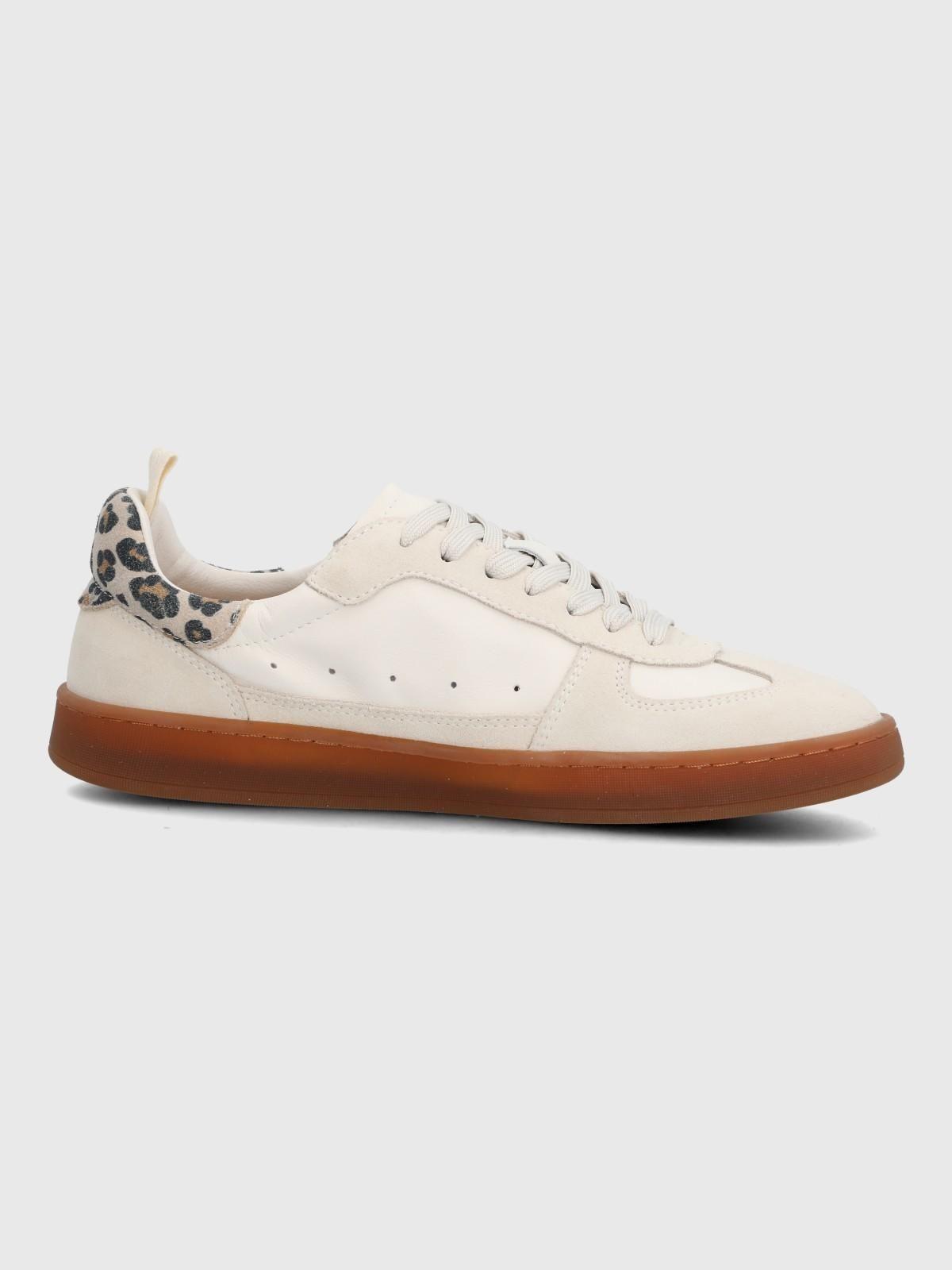 Zapatilla Cuero Mujer Dallas Blanco-1
