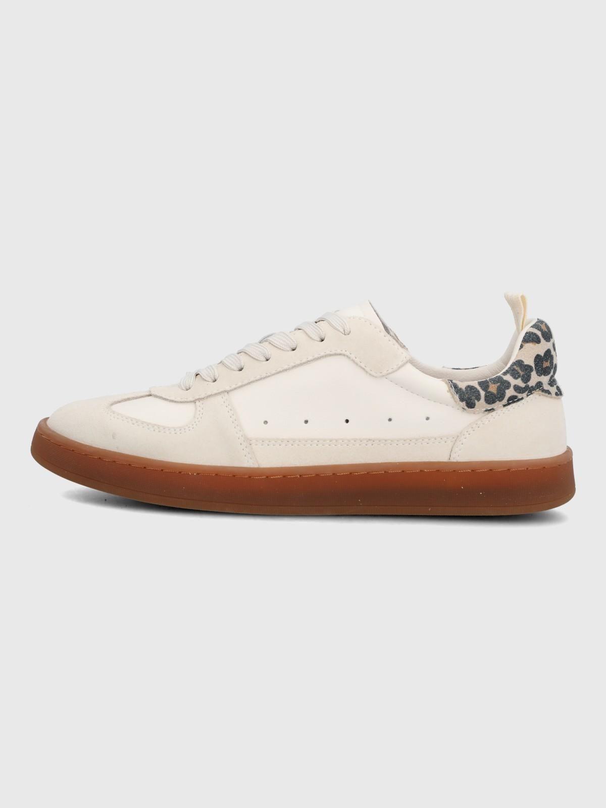 Zapatilla Cuero Mujer Dallas Blanco-4