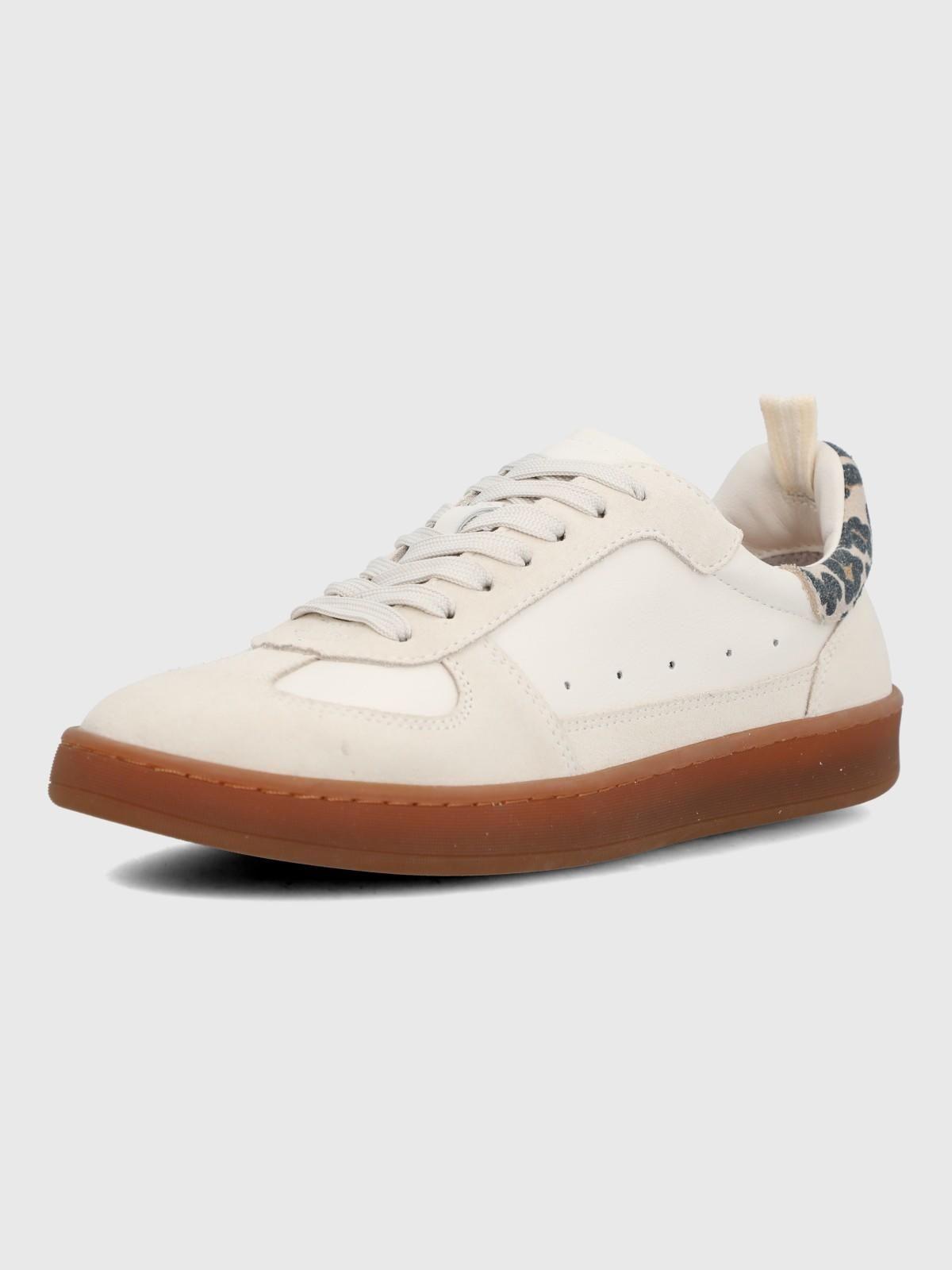 Zapatilla Cuero Mujer Dallas Blanco-5