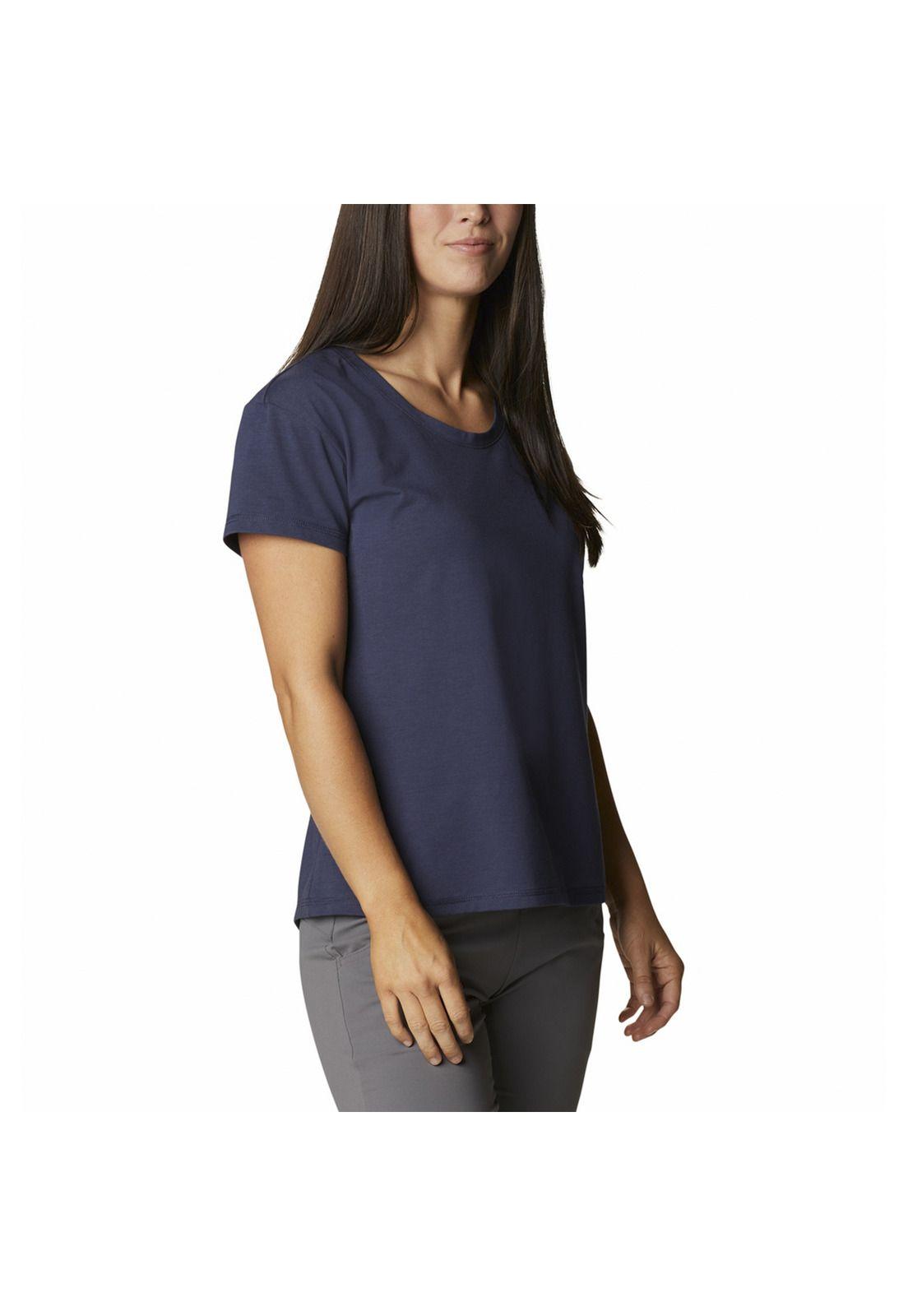 Polera M/C Mujer Sun Trek Ss Tee Azul-1