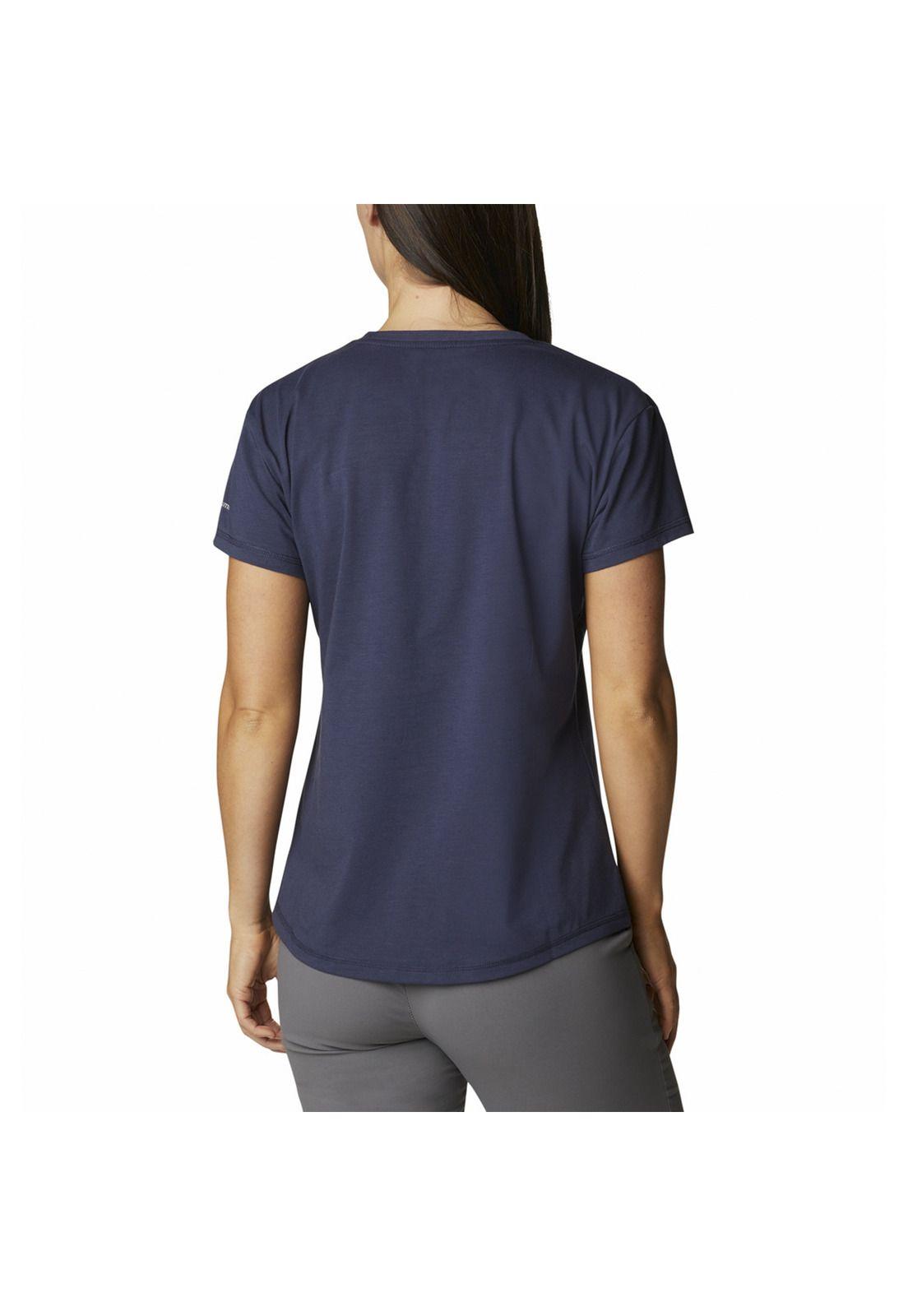 Polera M/C Mujer Sun Trek Ss Tee Azul-2