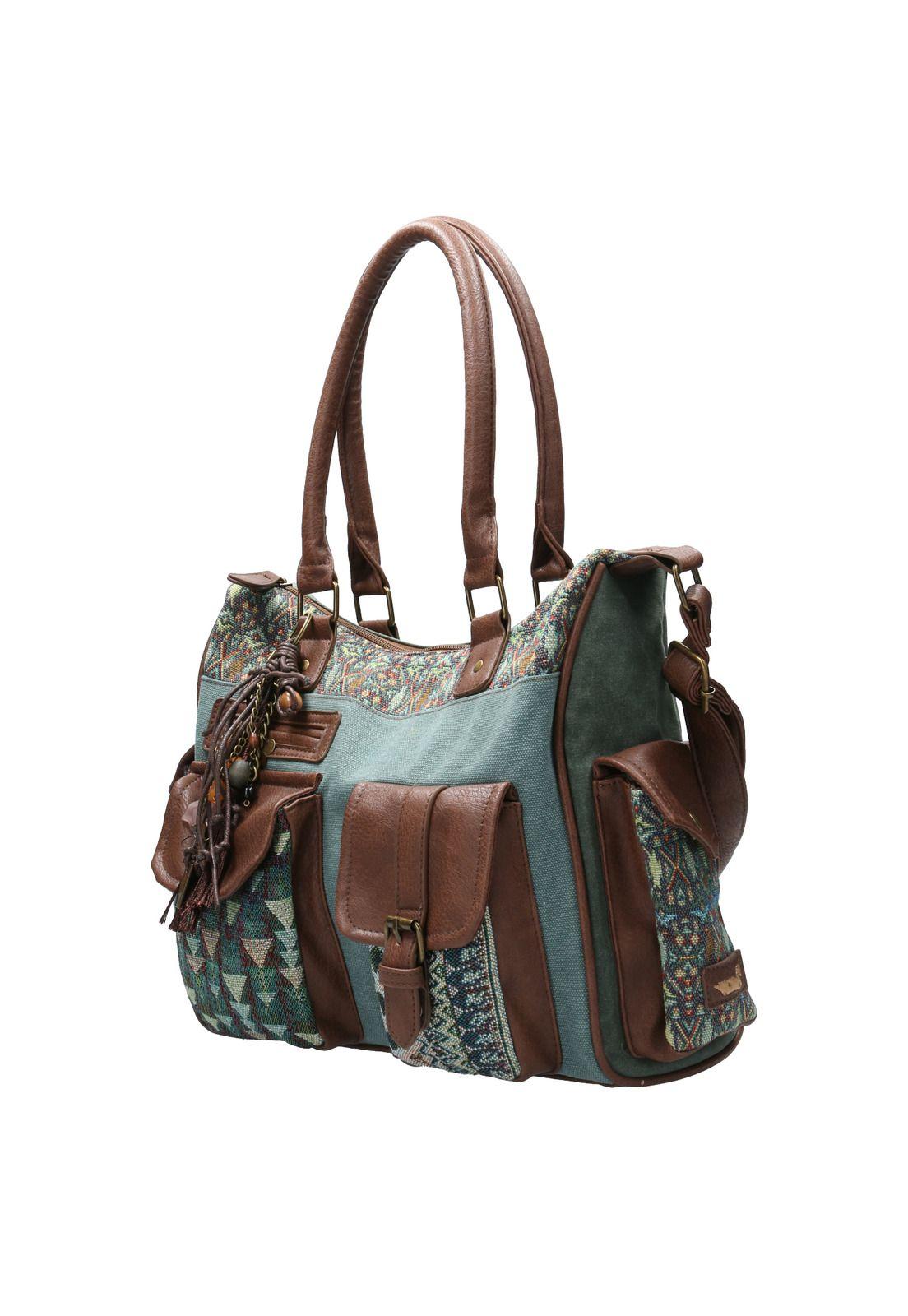 Cartera Mujer Rossi Hobo Turquesa-1