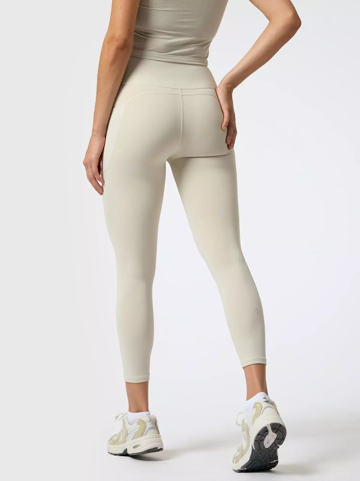 Calza Ankle Anjali Aloe Gris Mujer-3