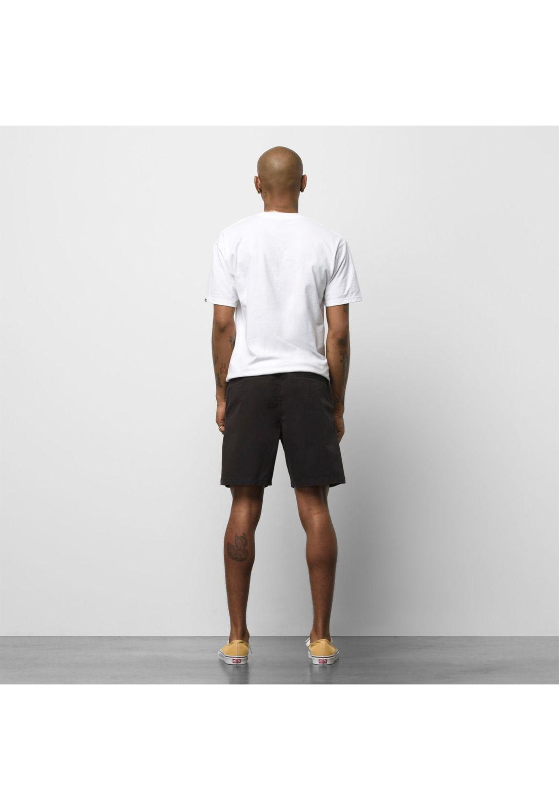 Short Hombre Mn Range Relaxed Elastic Short Black-3
