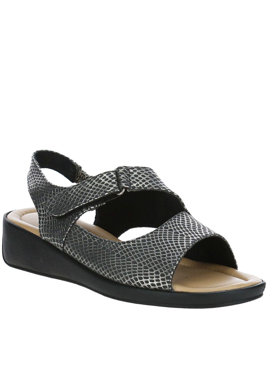 Sandalia Cuero Raisin Plateado-0