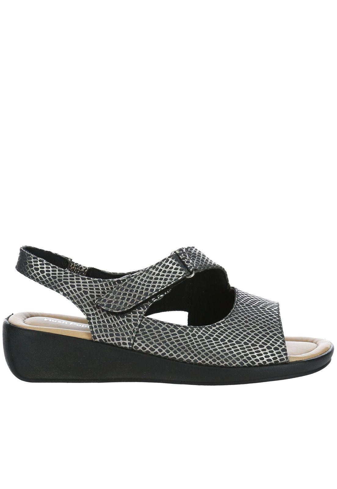 Sandalia Cuero Raisin Plateado-1